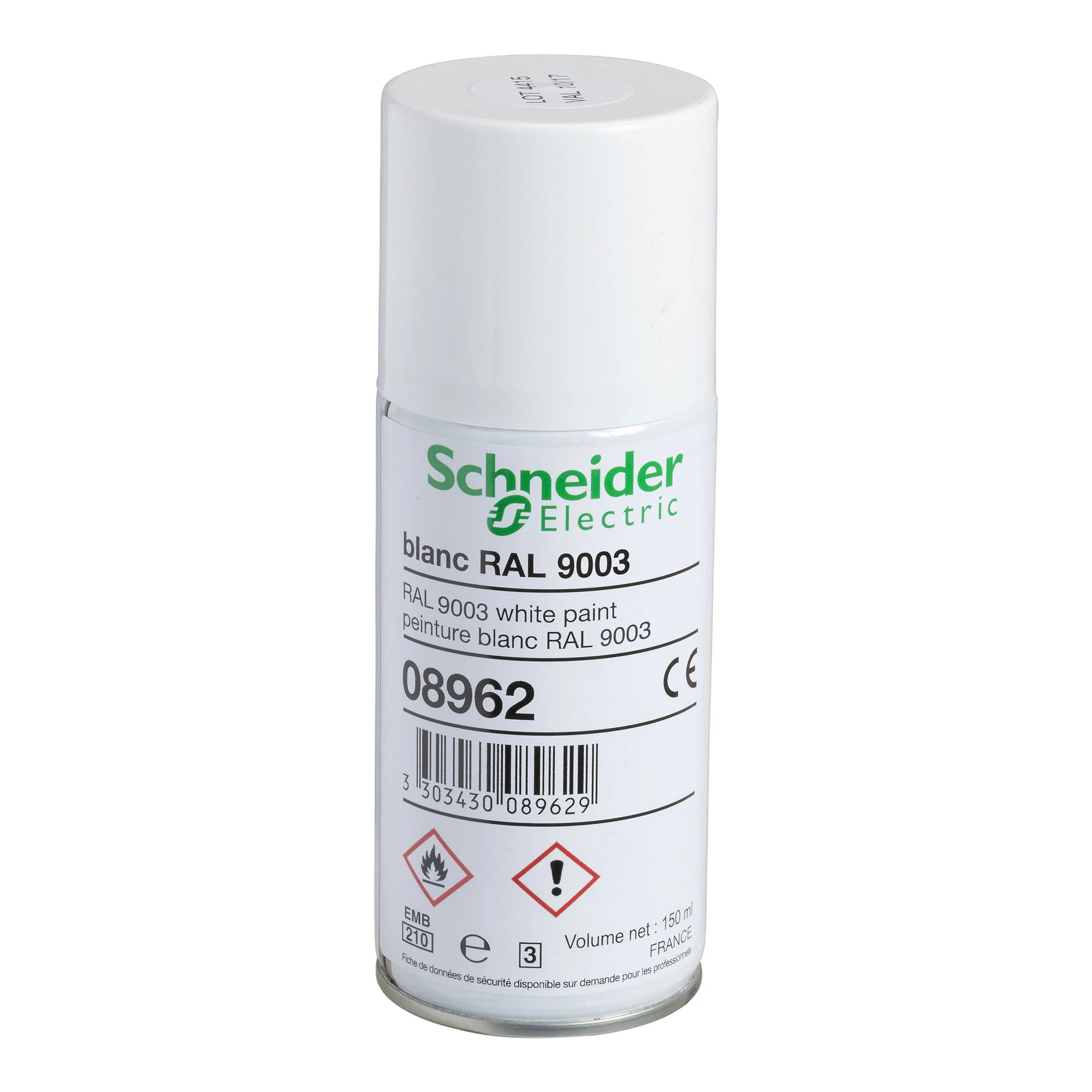 Schneider Electric LVS08962 PrismaSeT-P, Reperaturlack, Spray,RAL9003 (img_001) Schneider Electric LVS08962 PrismaSeT-P, Reperaturlack, Spray,RAL9003 (img_001)