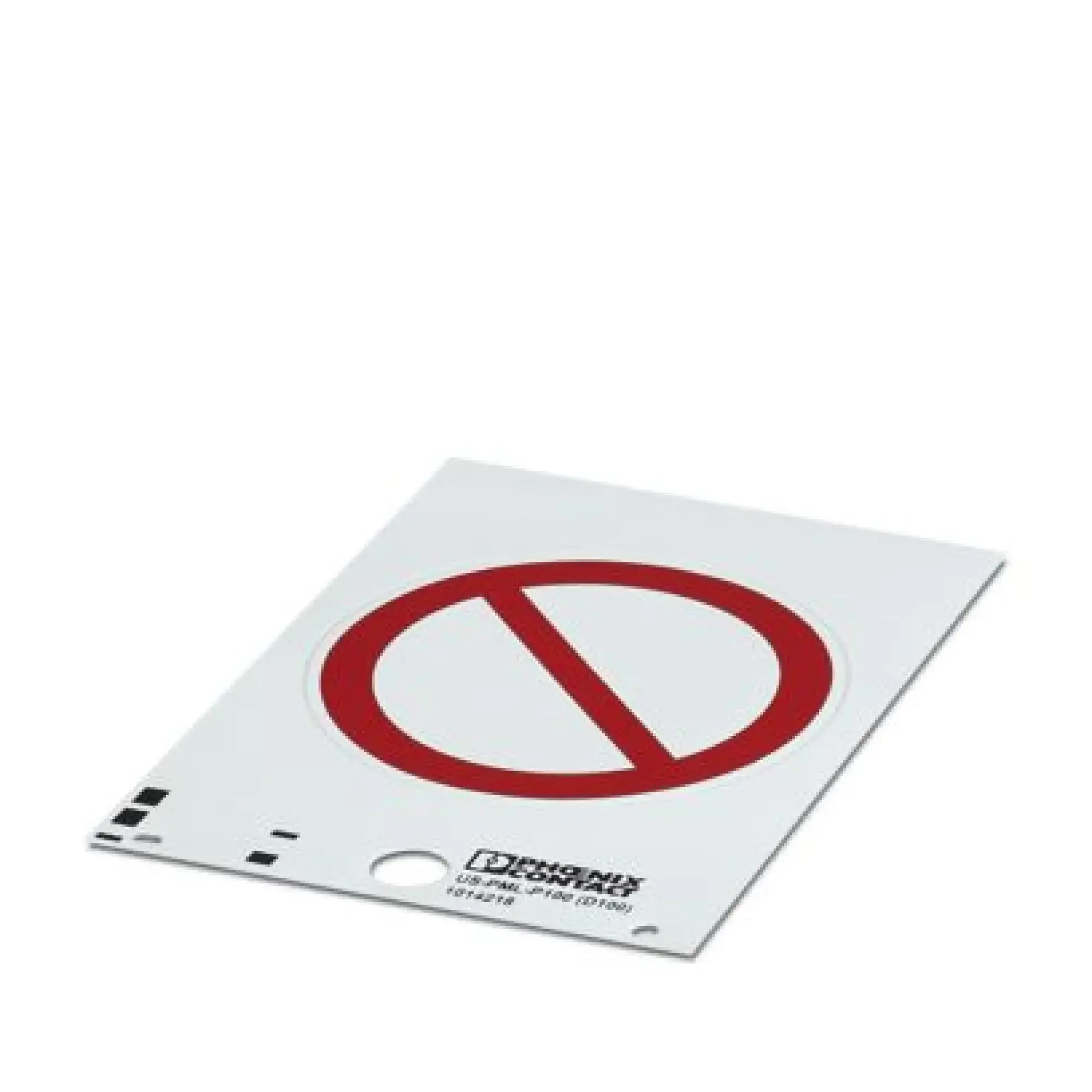 Phoenix Contact 1014218 Prohibition sign US-PML-P100 (D100) (img_001) Phoenix Contact 1014218 Prohibition sign US-PML-P100 (D100) (img_001)