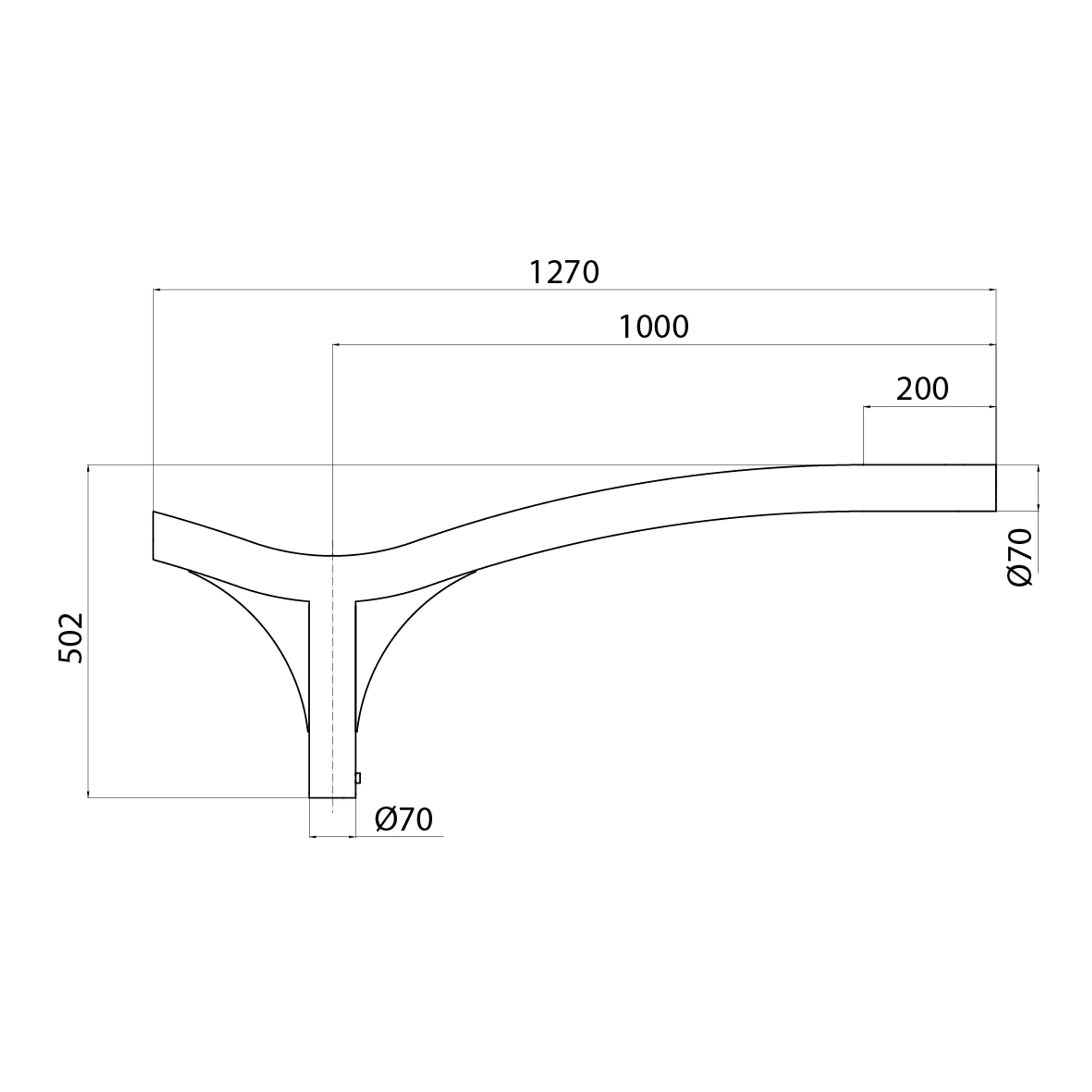 GEWISS GW87581 STREET [O3] - SINGLE POLE HEAD BRACKET 1 M - GRAPHITE GREY (img_002)