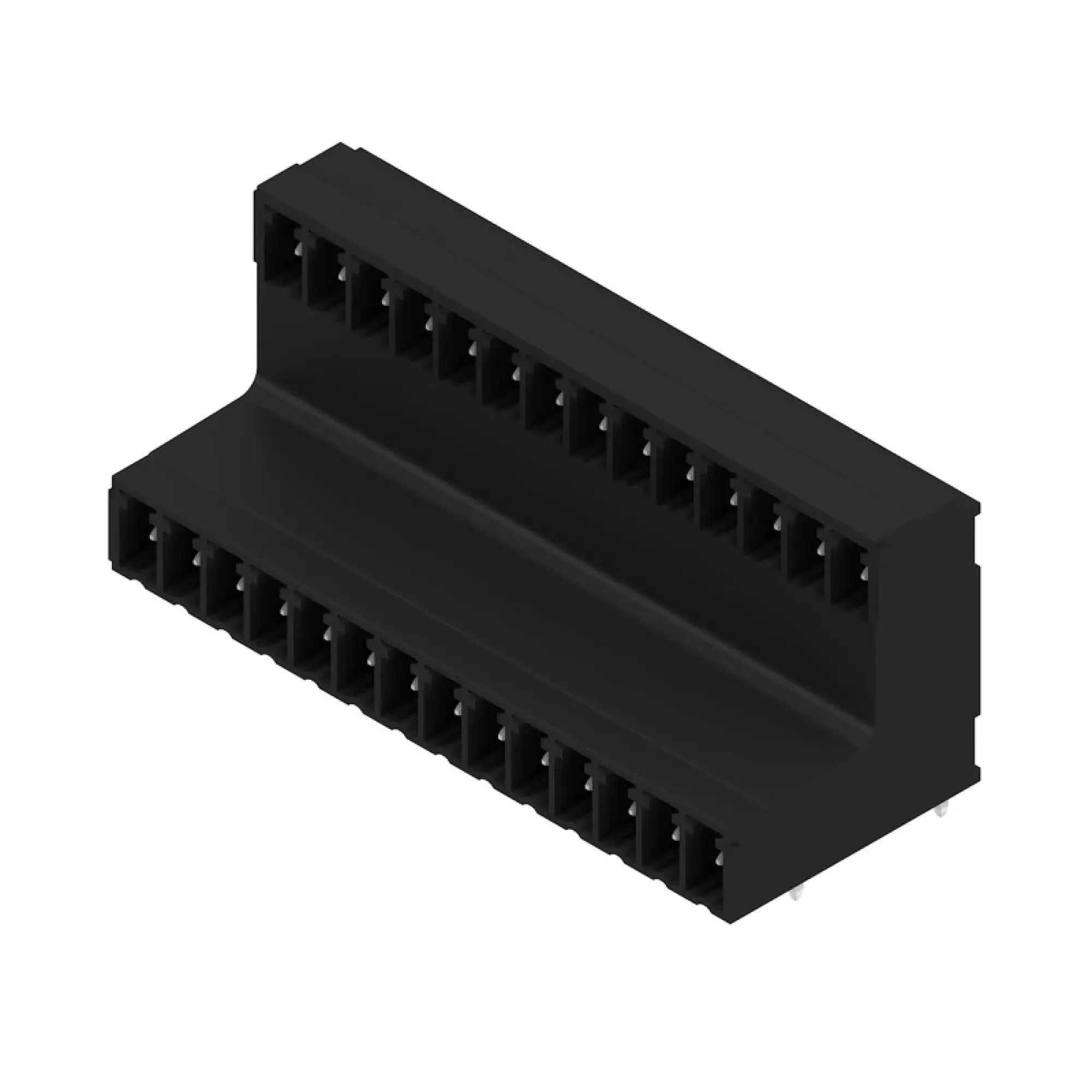 Weidmüller 1033620000 PCB connector (board connection), 160 V, 17.5 A, Pitch in mm: 3.81, Number of poles: 28, THT/THR solder connection, Box (img_001)