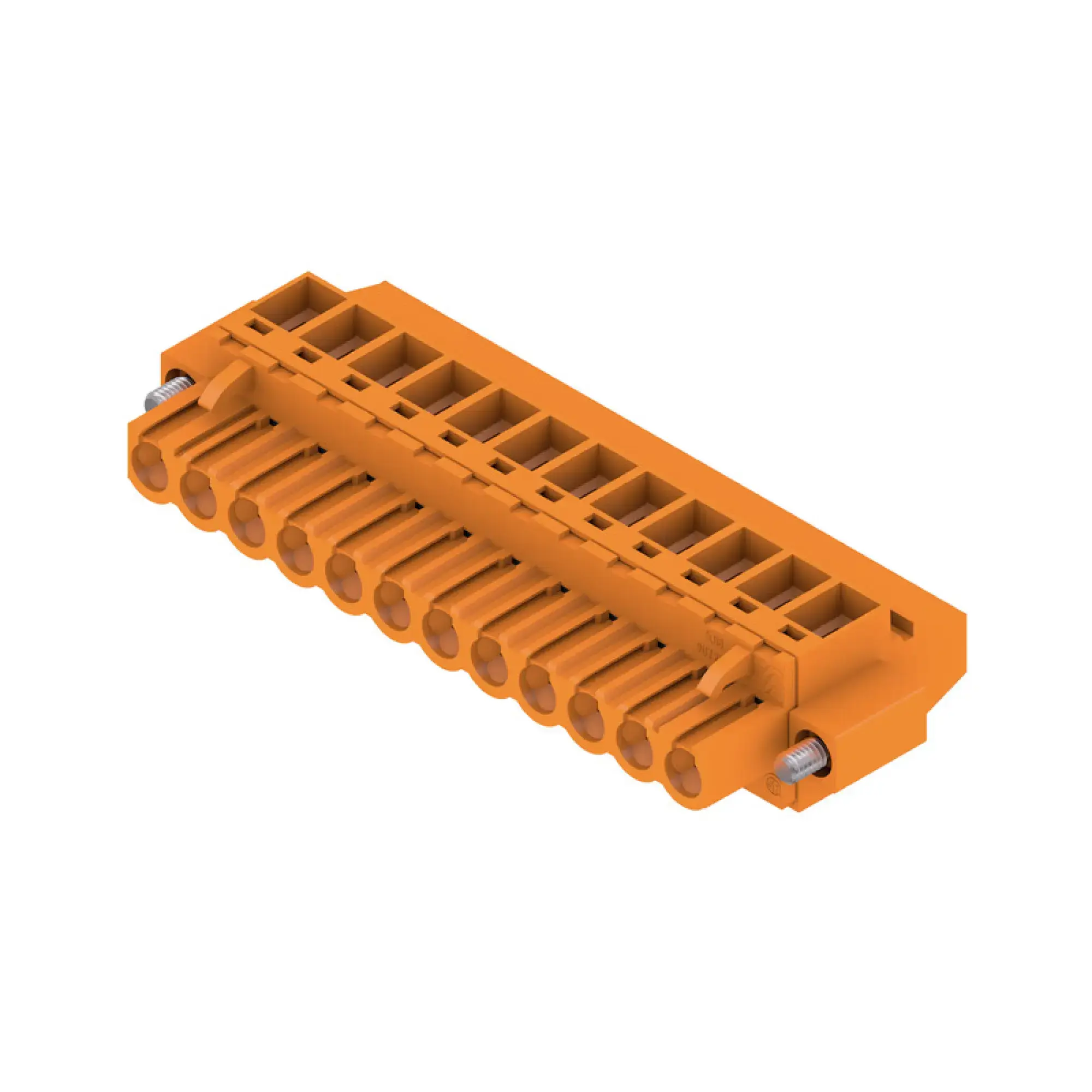 Weidmüller 1949900000 PCB connector (wire connection), 320 V, 23 A, Pitch in mm: 5.08, 4 mm², Number of poles: 12, Clamping yoke connection, Box (img_001)