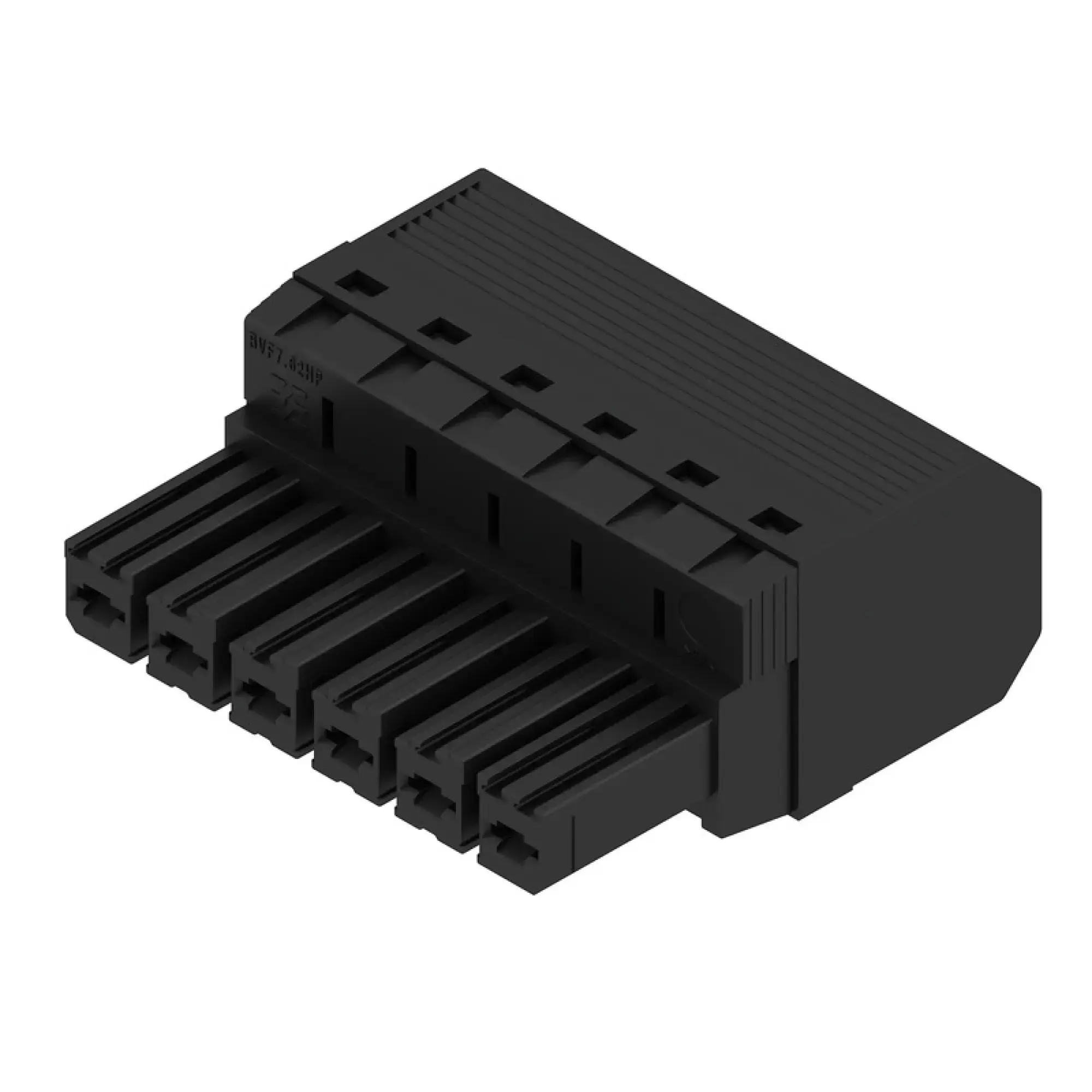 Weidmüller 1060430000 PCB connector (wire connection), 1000 V, 57 A, Pitch in mm: 7.62, 10 mm², Number of poles: 6, PUSH IN without actuator, Tension-clamp connection, Box (img_001)