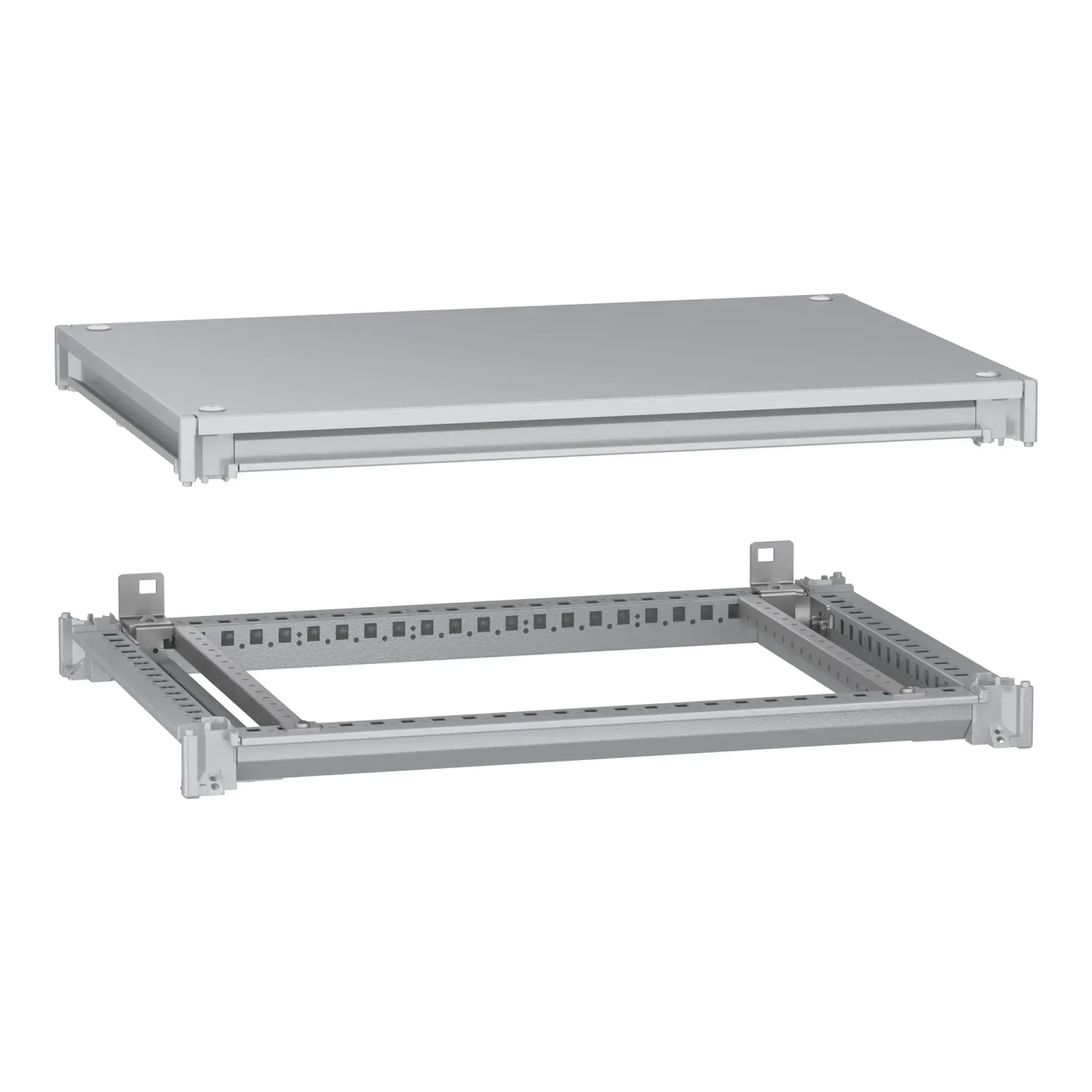 Schneider Electric NSYSFNC75 Lower and upper frame, PanelSeT SFN, for electrical enclosure W 700 x D 500 mm, including roof (img_003) Schneider Electric NSYSFNC75 Lower and upper frame, PanelSeT SFN, for electrical enclosure W 700 x D 500 mm, including roof (img_003)