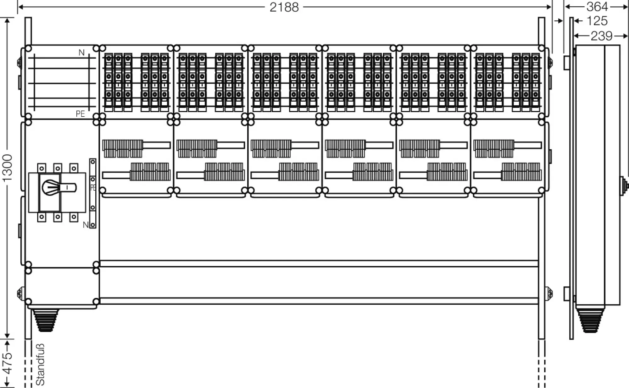 Hensel 65000102 Ladeverteiler für bis zu 36 Ladepunkte à 11kW Mi EV 11kW 36000 (img_002)