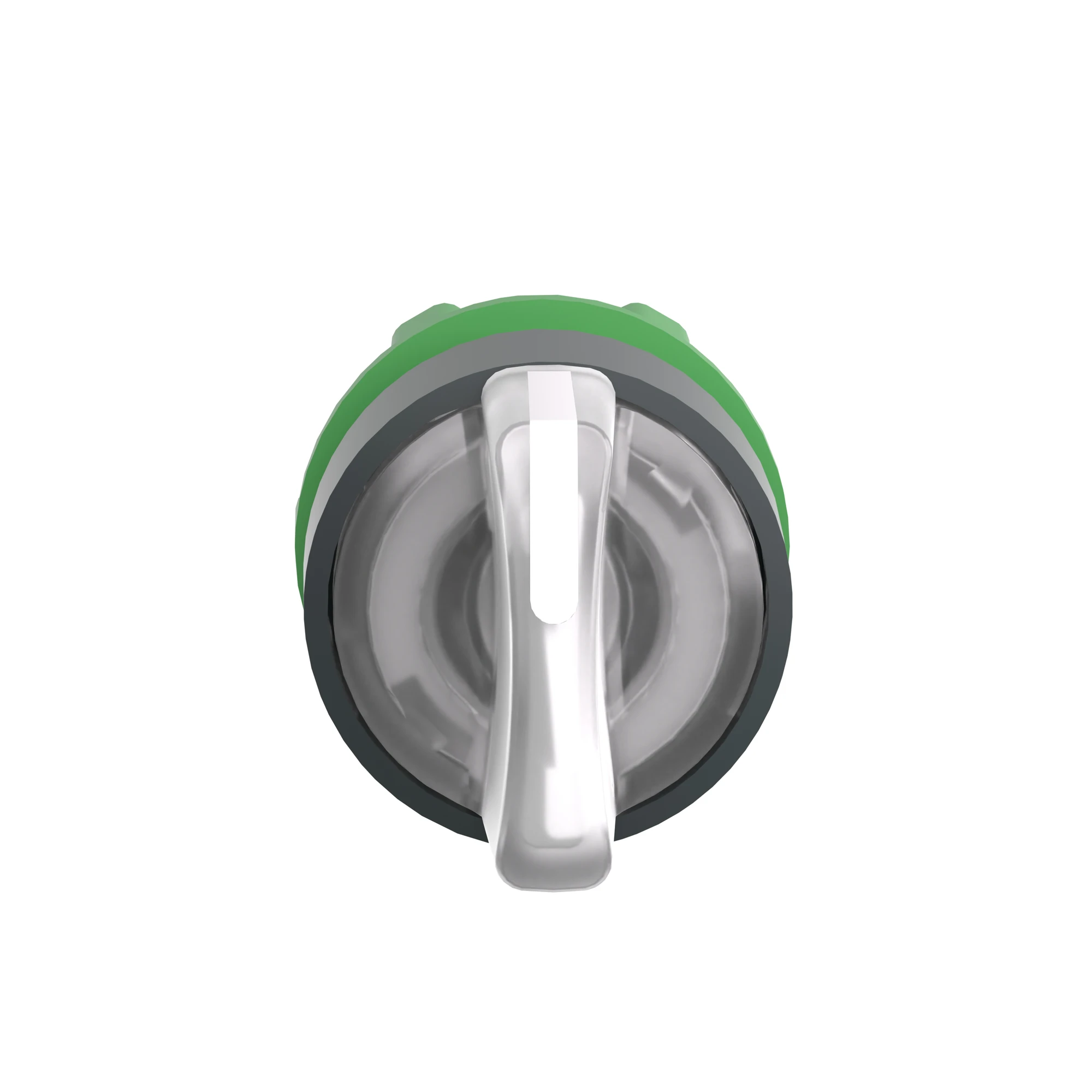 Schneider Electric ZB5AK1313 Pilot light selector switch, front element, Harmony XB5, plastic, 22mm, white, for universal LED, 3 positions, latching (img_004)