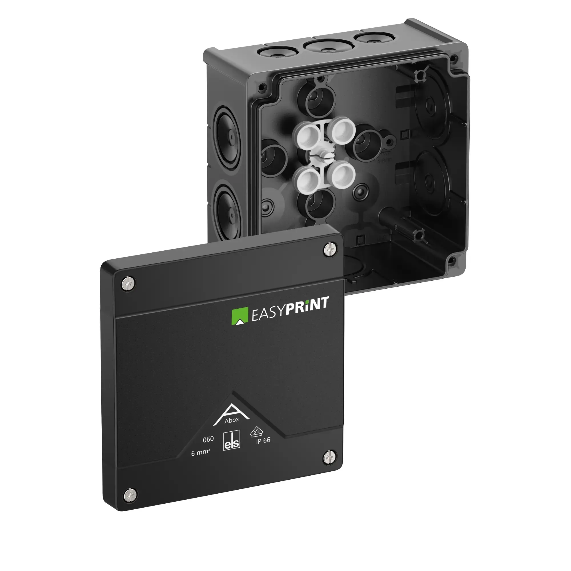 Spelsberg 806000EP Junction box, Type of protection IP66, max. 6², Impact strength IK07, Protection class II, Ui 1000V AC, Ui 1000V DC, DLG, VDE, Halogen free (img_001) Spelsberg 806000EP Junction box, Type of protection IP66, max. 6², Impact strength IK07, Protection class II, Ui 1000V AC, Ui 1000V DC, DLG, VDE, Halogen free (img_001)