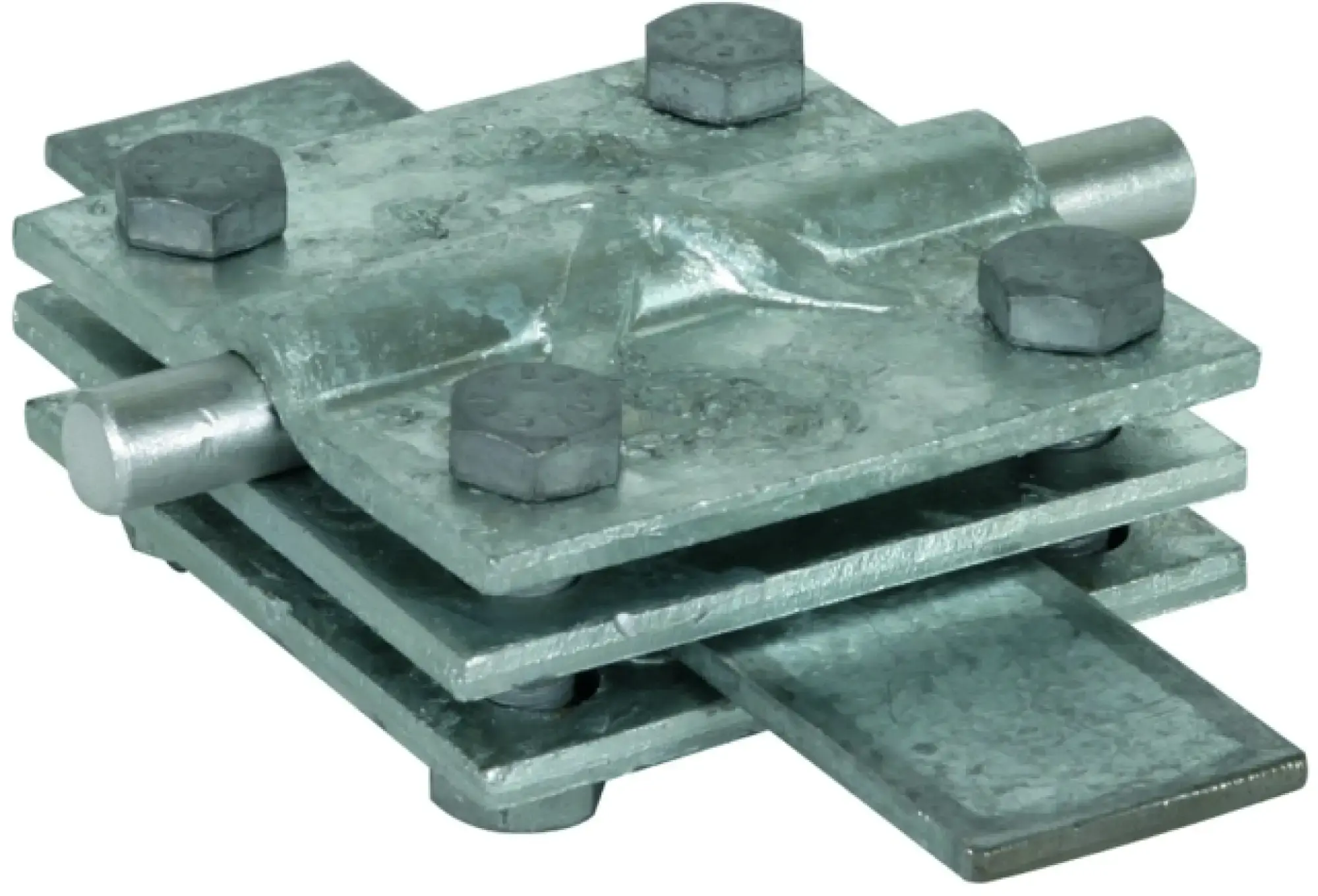 Dehn 321045 Cross unit St/tZn f. Rd 8-10/Fl 30-40mm Fl 30-40/30-40mm w. intermediate plate (img_001)