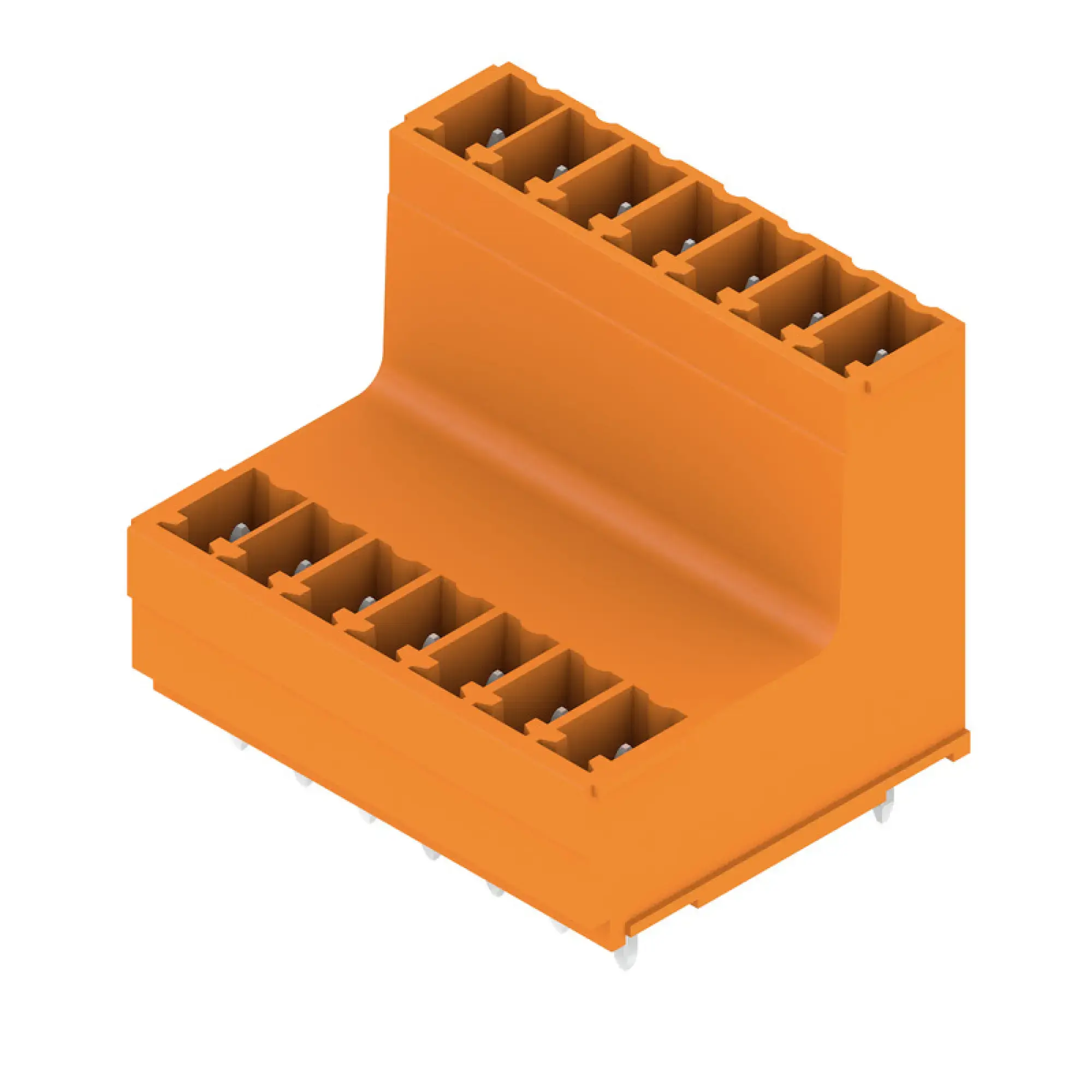 Weidmüller 1034540000 PCB connector (board connection), 160 V, 17.5 A, Pitch in mm: 3.81, Number of poles: 14, THT solder connection, Box (img_001)
