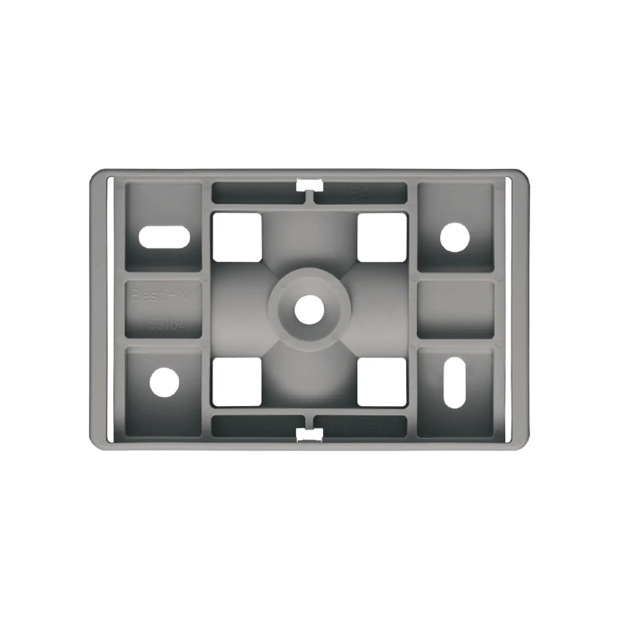 Weidmüller 1631640003 Device marking holder, Width: 58 mm, dark beige, Polyamide 66, UL 94 flammability rating: V-2, Operating temperature range: -40...100 °C (img_001)