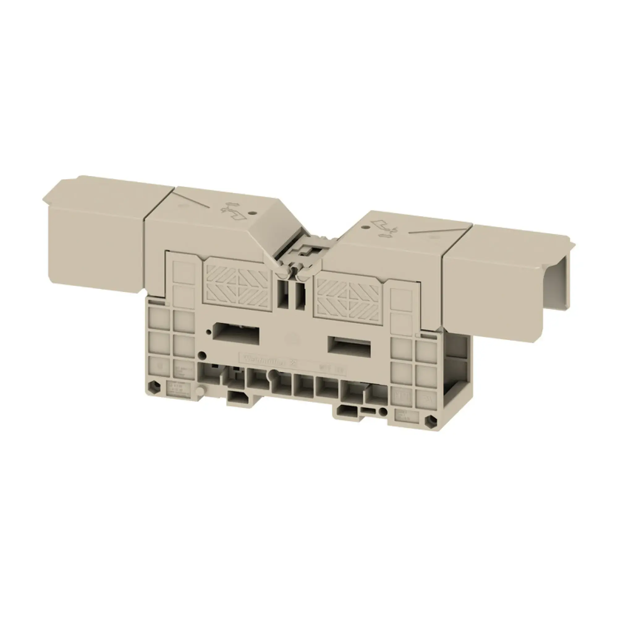 Weidmüller 1029500000 Stud terminal, Threaded stud connection, dark beige, 120 mm², 269 A, 1000 V, Number of connections: 2, Number of levels: 1, TS 35, V-0, Wemid (img_001) Weidmüller 1029500000 Stud terminal, Threaded stud connection, dark beige, 120 mm², 269 A, 1000 V, Number of connections: 2, Number of levels: 1, TS 35, V-0, Wemid (img_001)