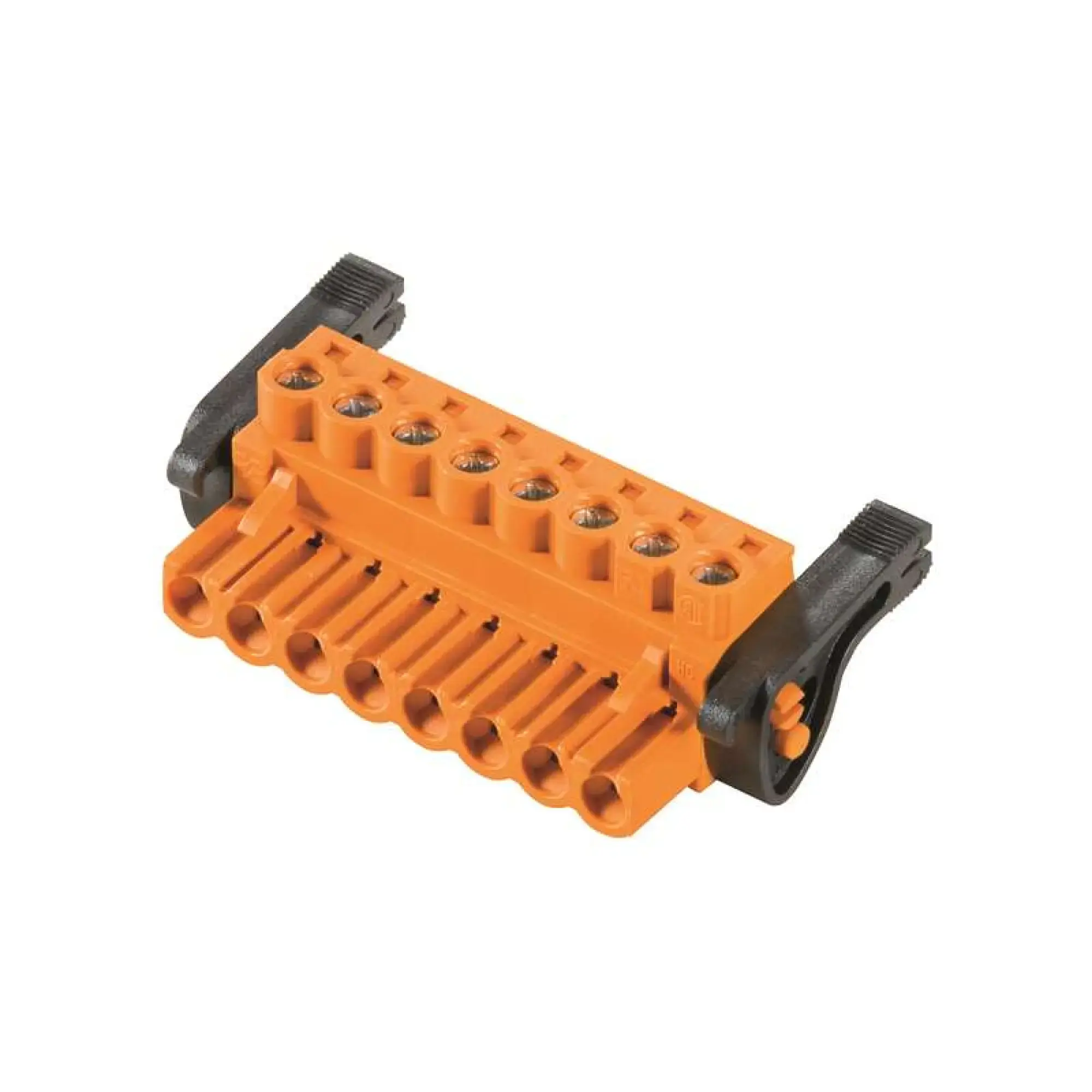 Weidmüller 1956520000 PCB connector (wire connection), 320 V, 23 A, Pitch in mm: 5.00, 4 mm², Number of poles: 10, Clamping yoke connection, Box (img_001)