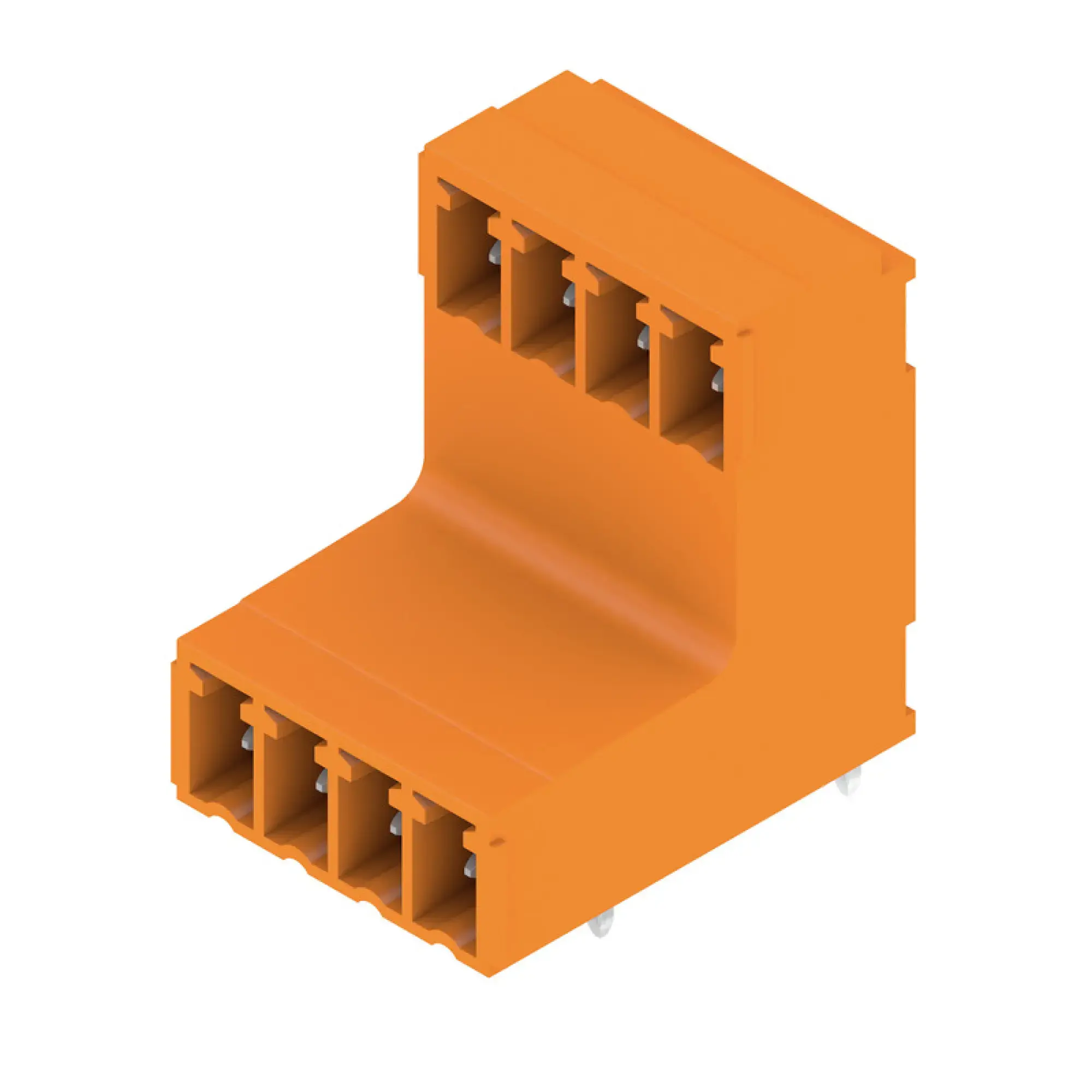 Weidmüller 1032120000 PCB connector (board connection), 160 V, 17.5 A, Pitch in mm: 3.81, Number of poles: 8, THT solder connection, Box (img_001)