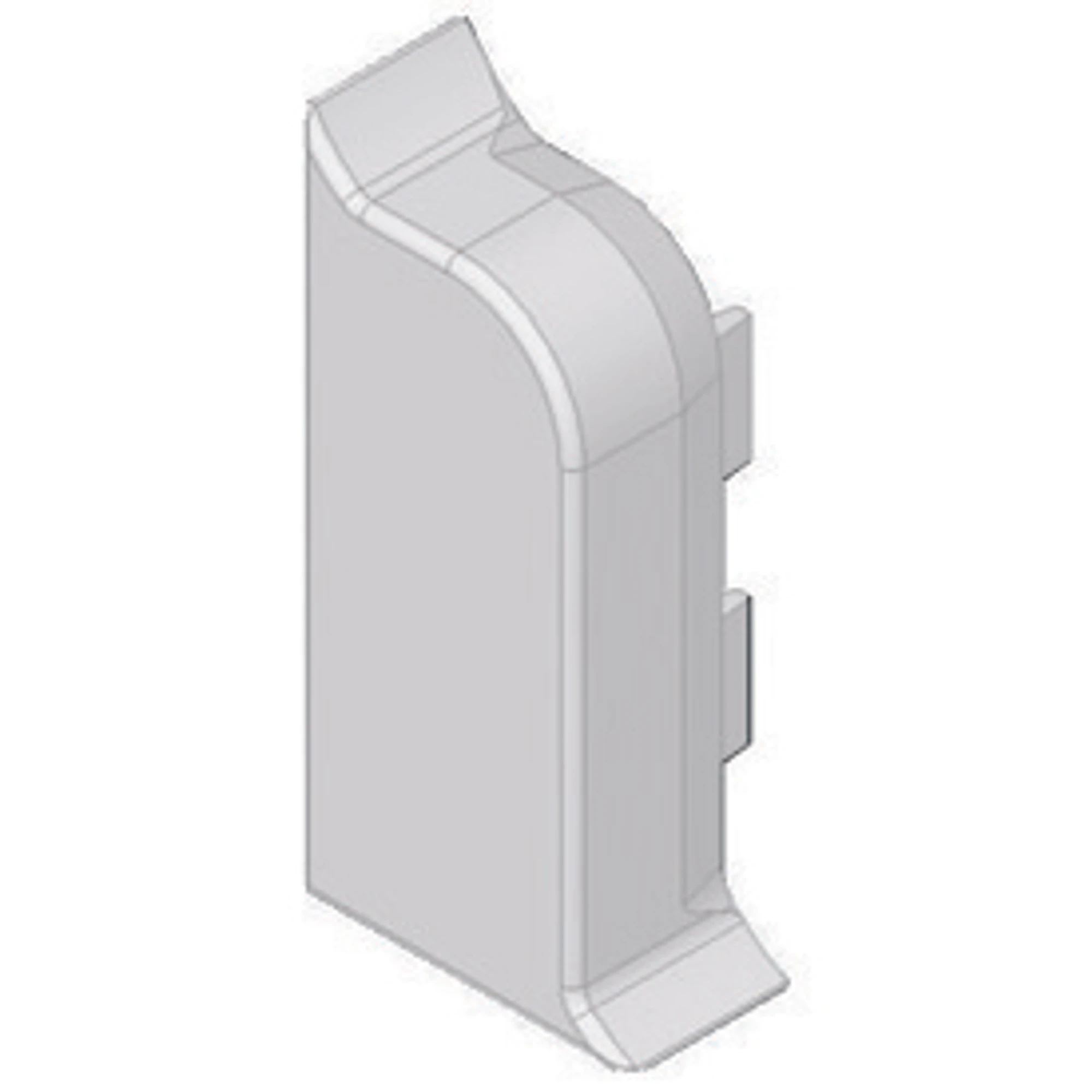 GEWISS NP42149 SLTK - SKIRTING TRUNKING/CORNICE - RIGHT END COVER - 70X20 - WHITE RAL9001 (img_001) GEWISS NP42149 SLTK - SKIRTING TRUNKING/CORNICE - RIGHT END COVER - 70X20 - WHITE RAL9001 (img_001)