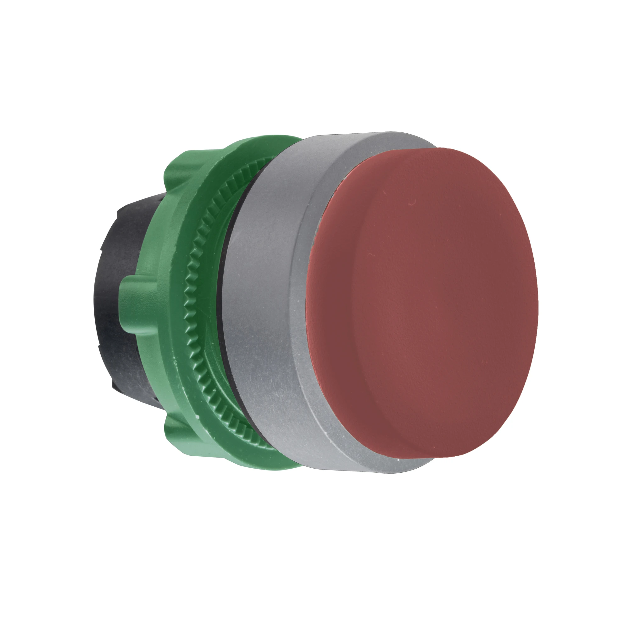 Schneider Electric ZB5AH4C0 Pushbutton, Front element, Harmony XB5, Plastic, 22mm, red, black, unmarked, protruding, latching (img_001)