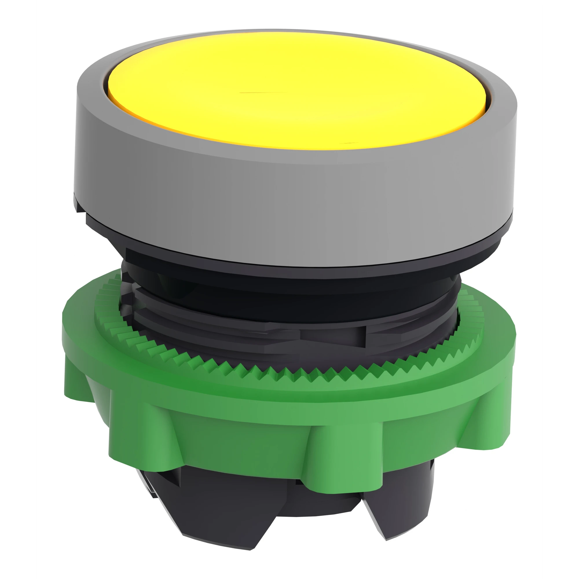 Schneider Electric ZB5AA5C0 Push Button, Front Element, Harmony XB5, Plastic, 22mm, Light Grey, Yellow, Unmarked, Momentary (img_006) Schneider Electric ZB5AA5C0 Push Button, Front Element, Harmony XB5, Plastic, 22mm, Light Grey, Yellow, Unmarked, Momentary (img_006)