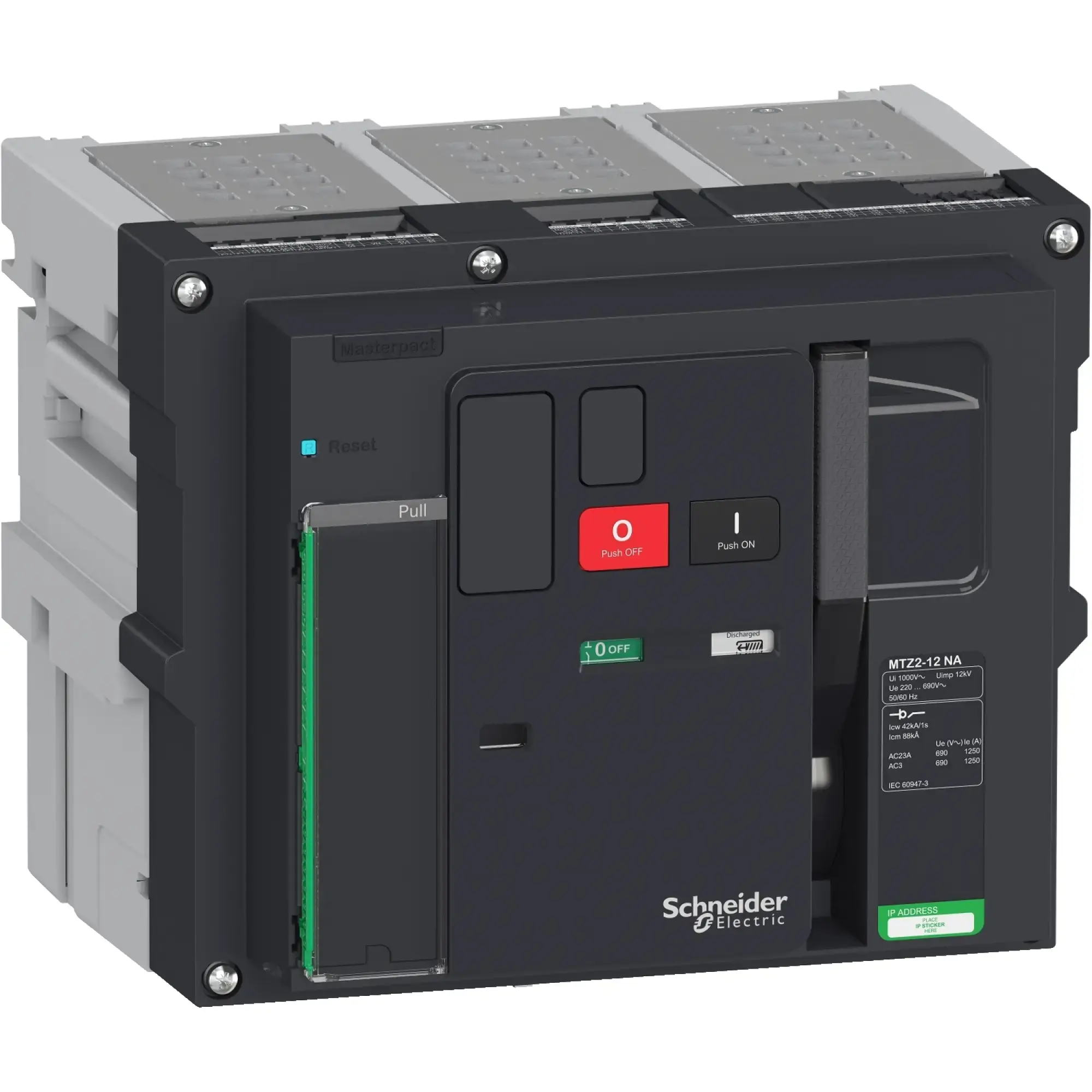 Schneider Electric LV848262 MasterPact MTZ2 1250A NA Icm=88kA/690V 3P Basic Frame Plug-in (img_002)