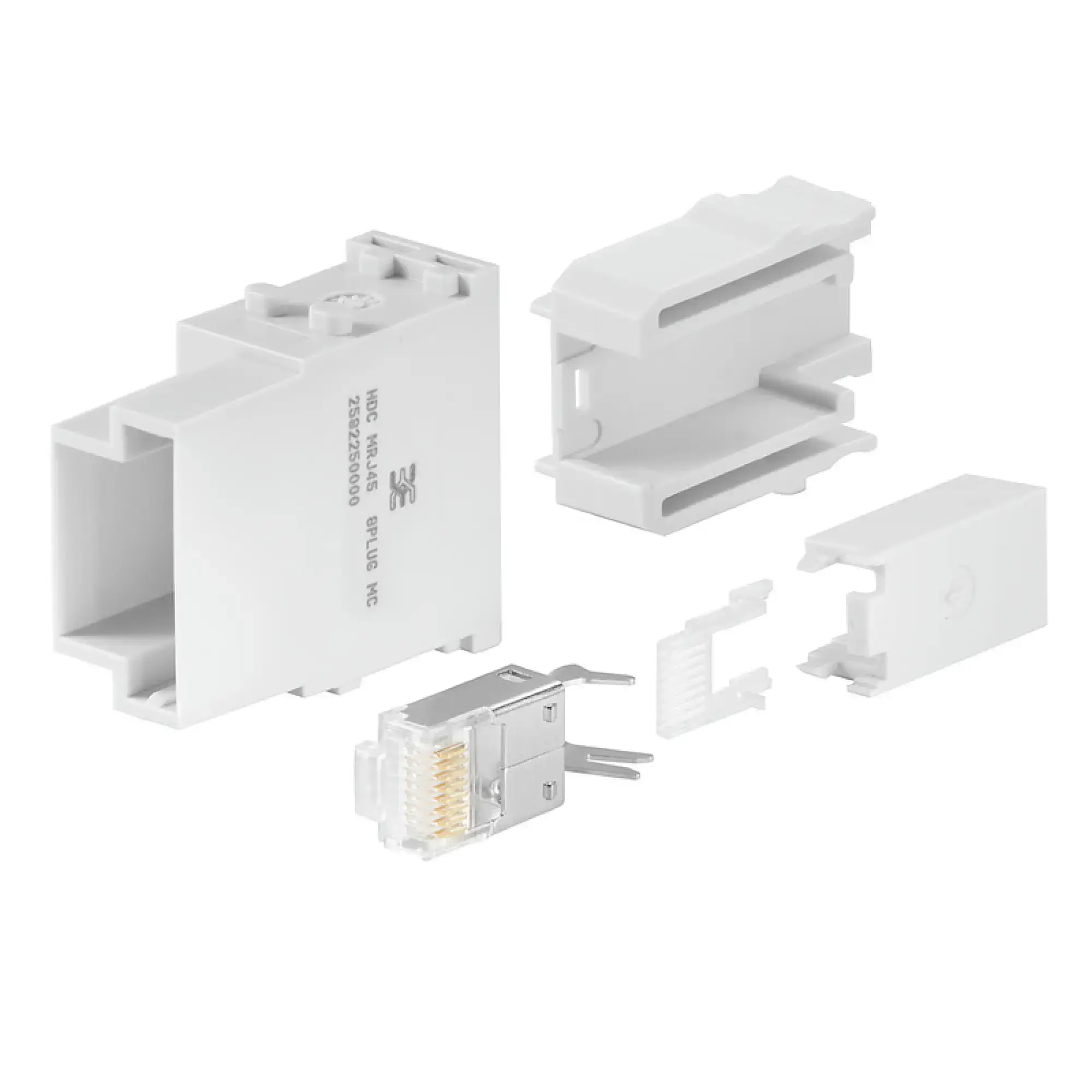 Weidmüller 2592250000 Module insert for industrial connector, 50 V, 1 A, Number of poles: 8, Crimp connection, Male, Required plug-in slots: 1 (img_001)