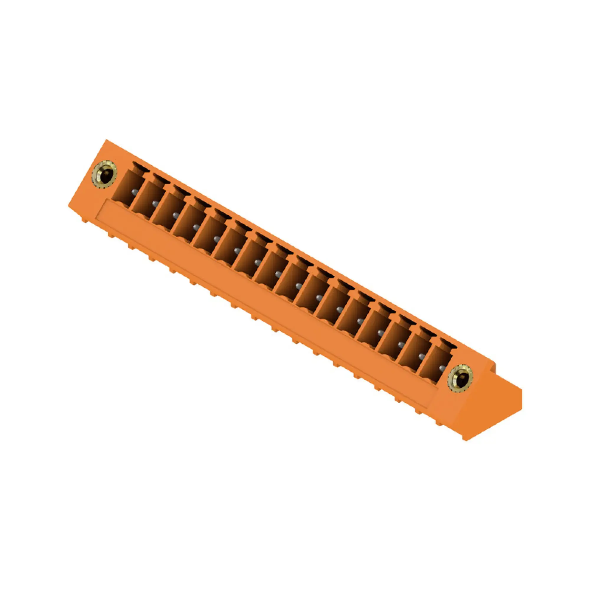 Weidmüller 1976880000 PCB connector (board connection), 160 V, 17.5 A, Pitch in mm: 3.81, Number of poles: 16, THT solder connection, Box (img_001)
