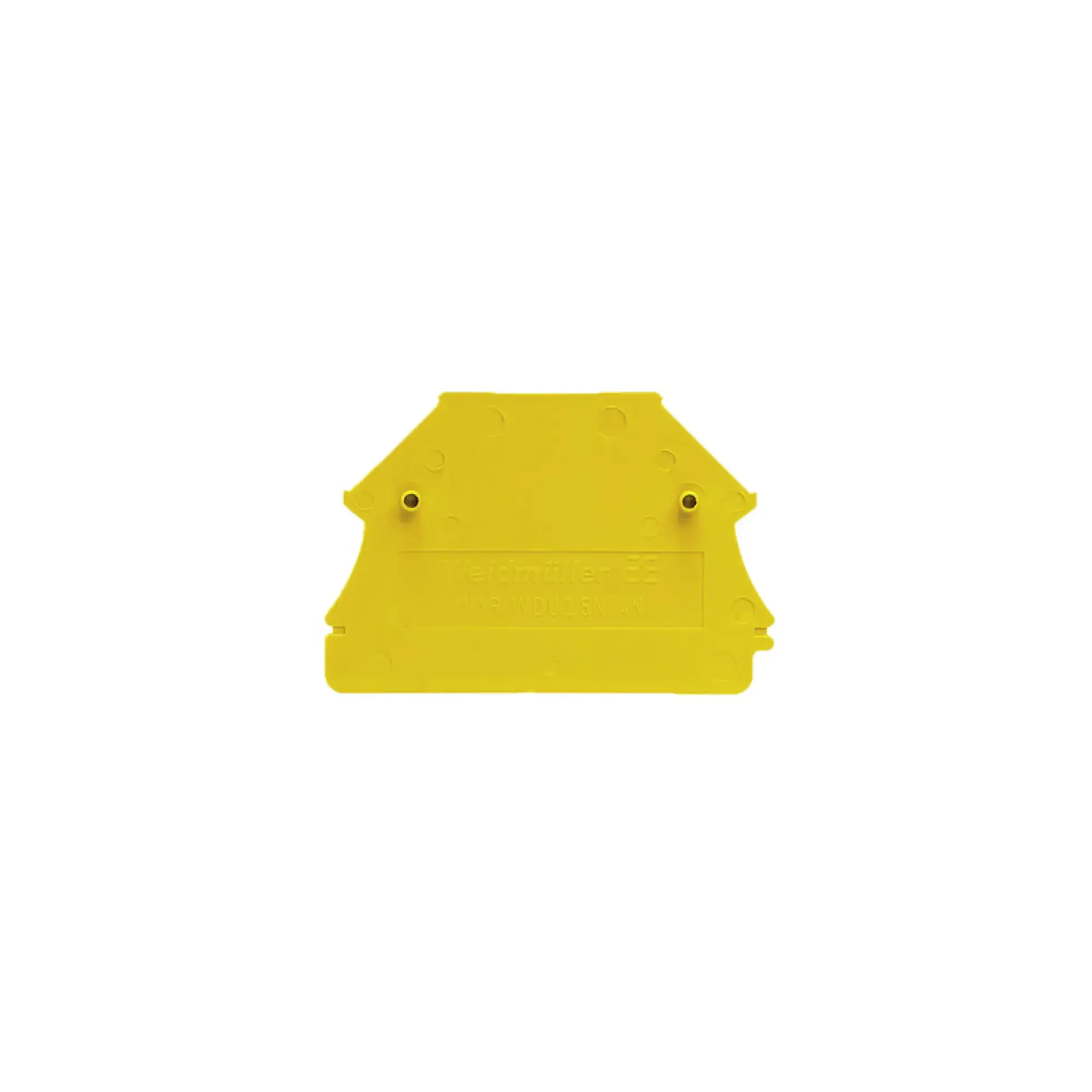 Weidmüller 1060090000 End plate (terminals), yellow, Height: 44 mm, Width: 1.5 mm, V-0, Wemid (img_001) Weidmüller 1060090000 End plate (terminals), yellow, Height: 44 mm, Width: 1.5 mm, V-0, Wemid (img_001)