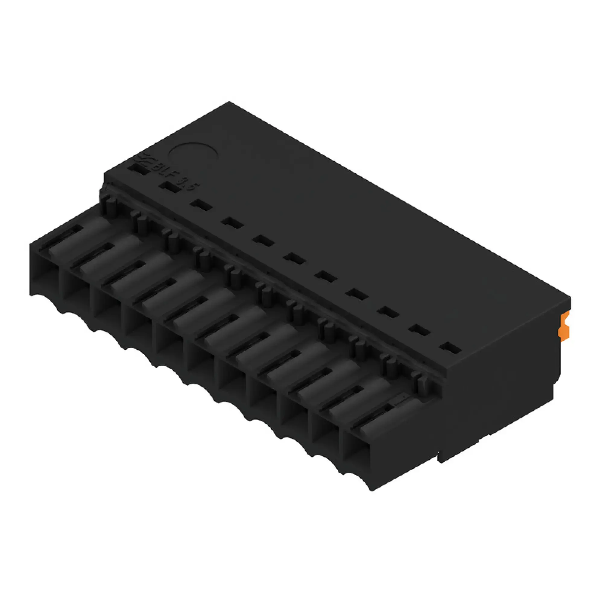 Weidmüller 2459370000 PCB connector (wire connection), 160 V, 17.5 A, Pitch in mm: 3.50, 1.5 mm², Number of poles: 11, PUSH IN with actuator, Box (img_001)