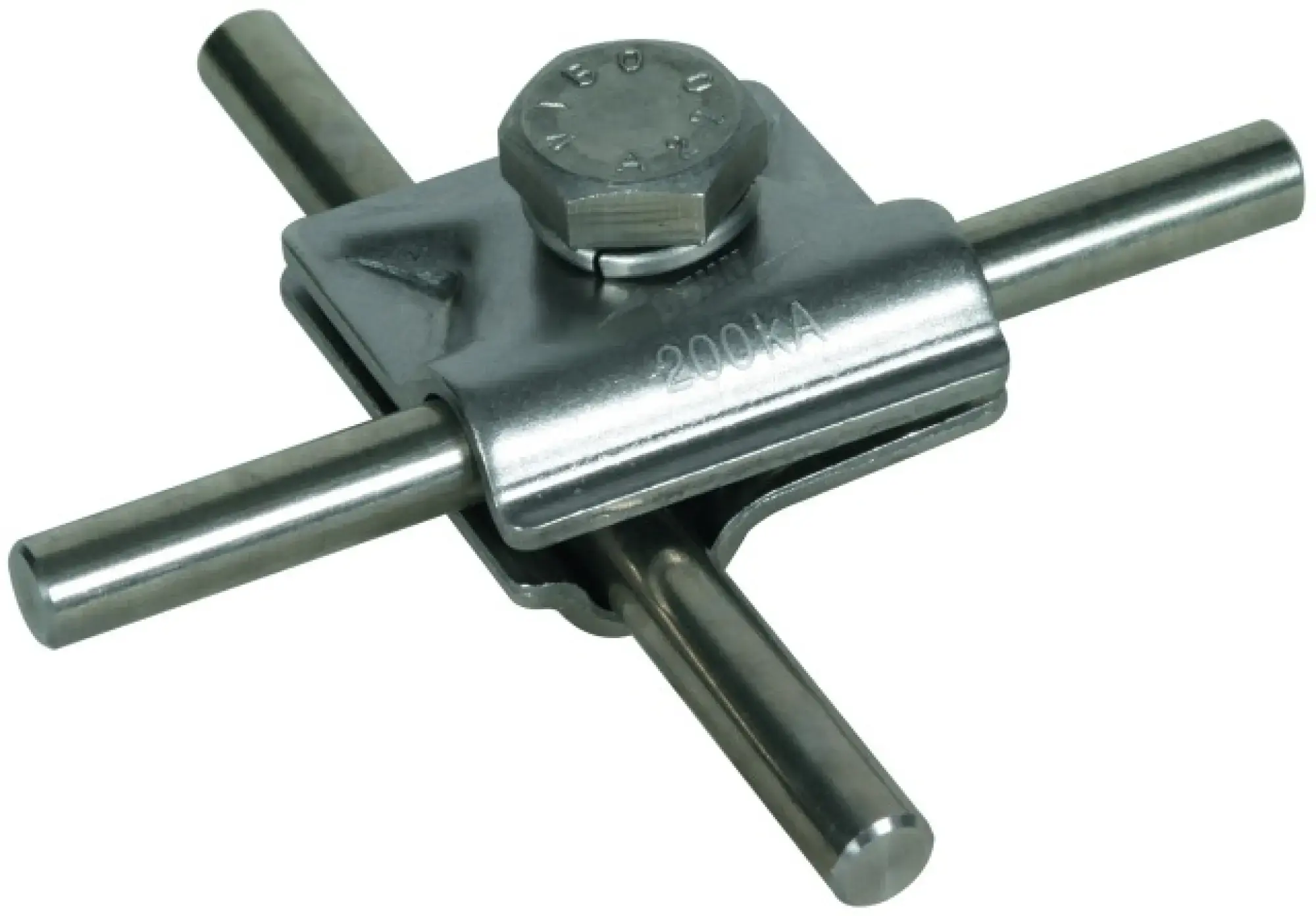 Dehn 390209 MV clamp StSt 200kA f. Rd 8-10mm w. hexagon screw (img_001) Dehn 390209 MV clamp StSt 200kA f. Rd 8-10mm w. hexagon screw (img_001)