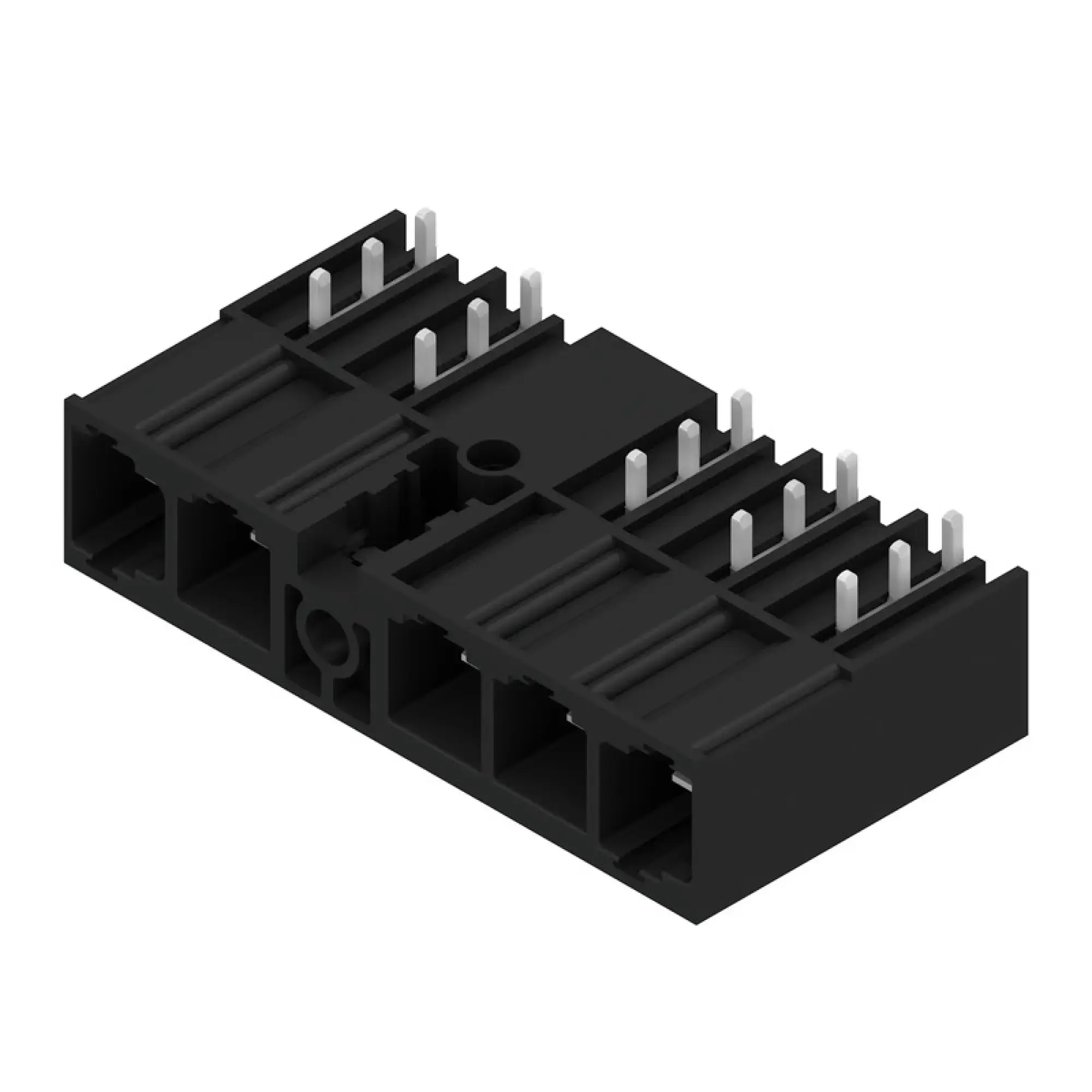 Weidmüller 2597310000 PCB connector (board connection), 1000 V, 78.3 A, Pitch in mm: 10.16, Number of poles: 5, THT solder connection, Box (img_001)