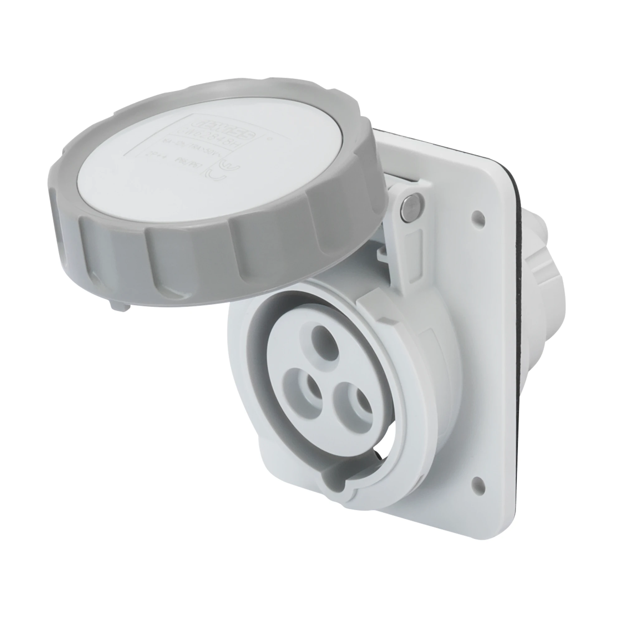 GEWISS GW62849H 10° ANGLED FLUSH-MOUNTING SOCKET-OUTLET HP - IP66/IP67 - 3P+E 16A TRANSFORMER 50/60HZ - GREY - 12H - SCREW WIRING (img_001) GEWISS GW62849H 10° ANGLED FLUSH-MOUNTING SOCKET-OUTLET HP - IP66/IP67 - 3P+E 16A TRANSFORMER 50/60HZ - GREY - 12H - SCREW WIRING (img_001)