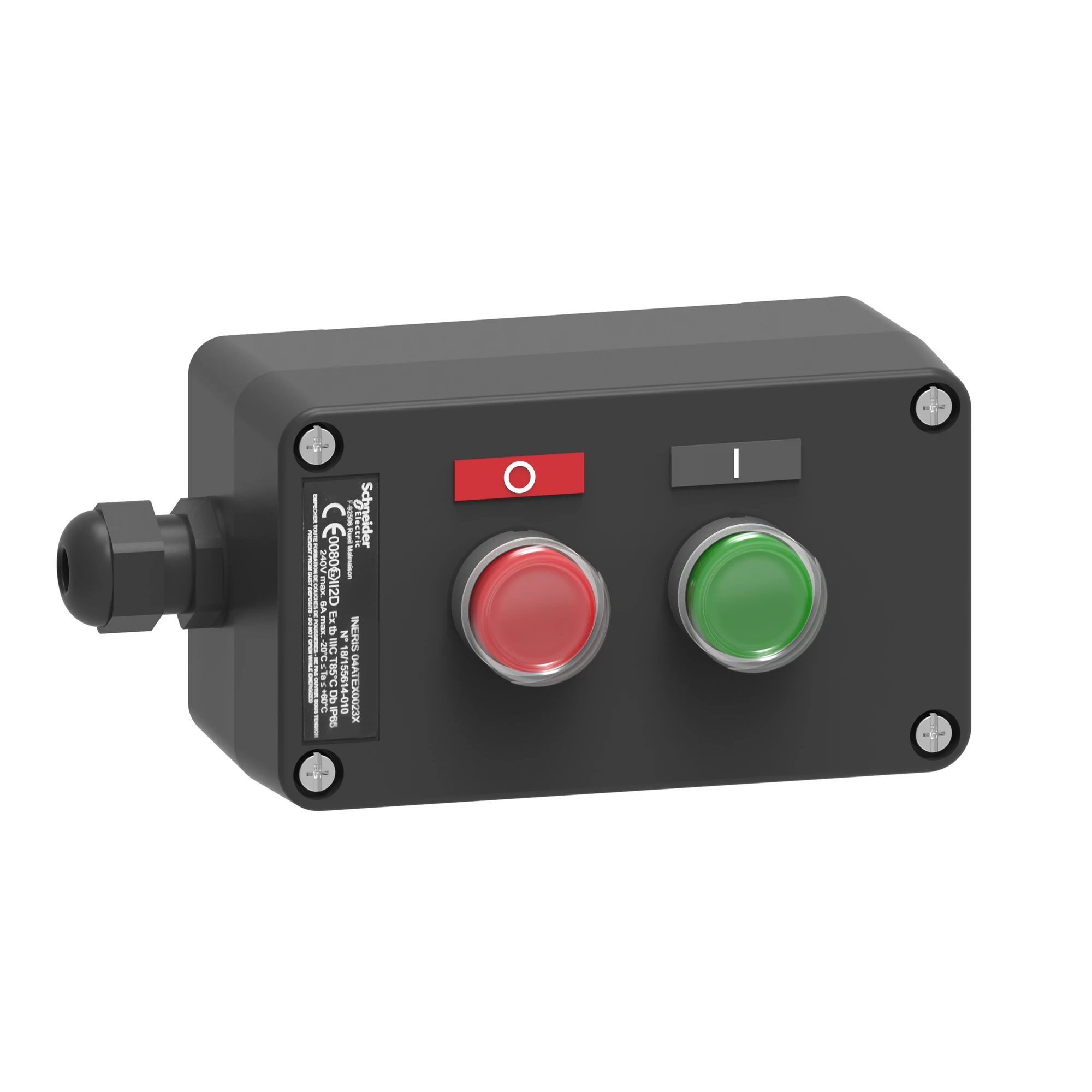 Schneider Electric XAWG210EX ATEX CONTROL STATION (INSULATED) 1 GREEN START BUTTON AND 1 RED STOP BUTTON (img_001) Schneider Electric XAWG210EX ATEX CONTROL STATION (INSULATED) 1 GREEN START BUTTON AND 1 RED STOP BUTTON (img_001)