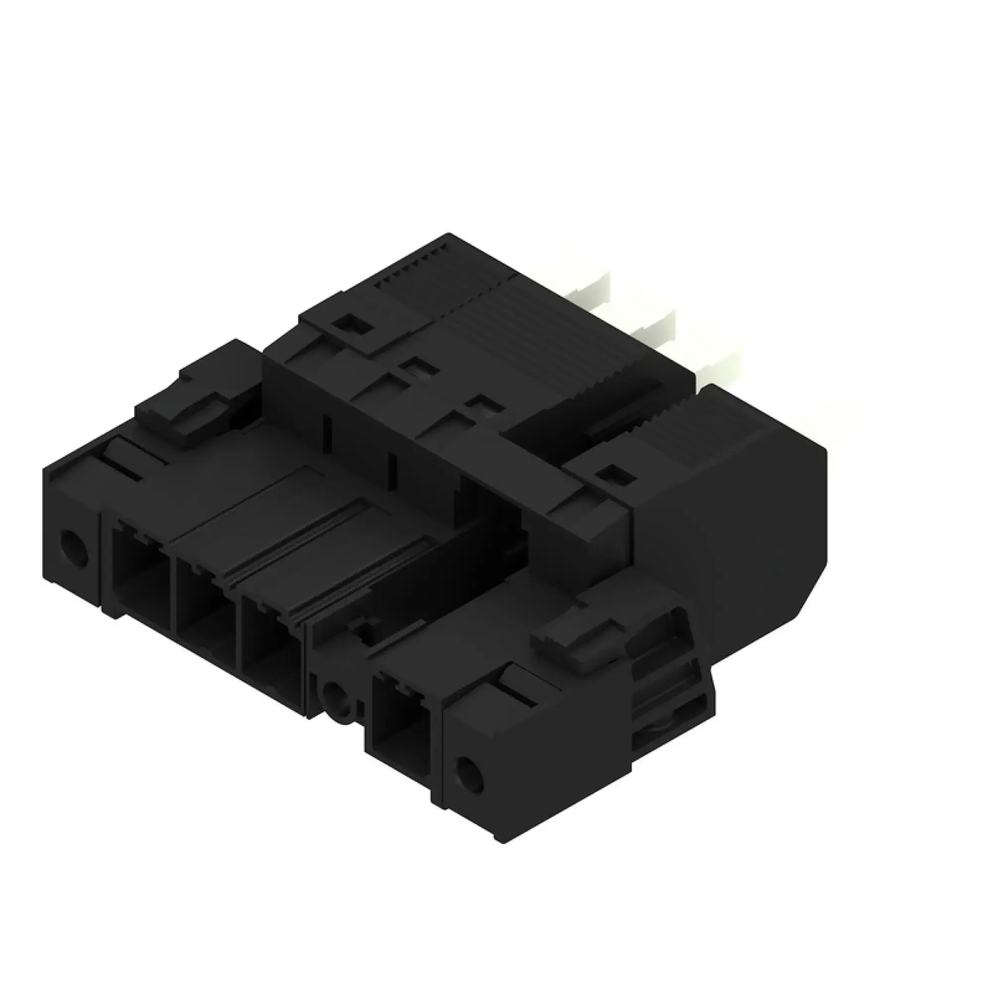 Weidmüller 2630520000 PCB connector (wire connection), 800 V, Pitch in mm: 7.62, Number of poles: 4, PUSH IN with actuator, Tension-clamp connection, Box (img_001) Weidmüller 2630520000 PCB connector (wire connection), 800 V, Pitch in mm: 7.62, Number of poles: 4, PUSH IN with actuator, Tension-clamp connection, Box (img_001)