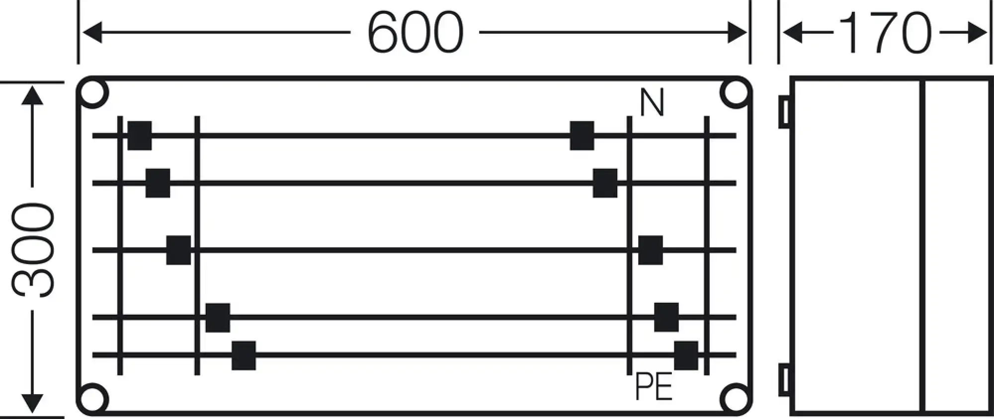 Hensel 20001383 Mi-Wandlergehäuse 600x300mm, Sammelschienen 400 A, 5polig Mi 2444 (img_004) Hensel 20001383 Mi-Wandlergehäuse 600x300mm, Sammelschienen 400 A, 5polig Mi 2444 (img_004)