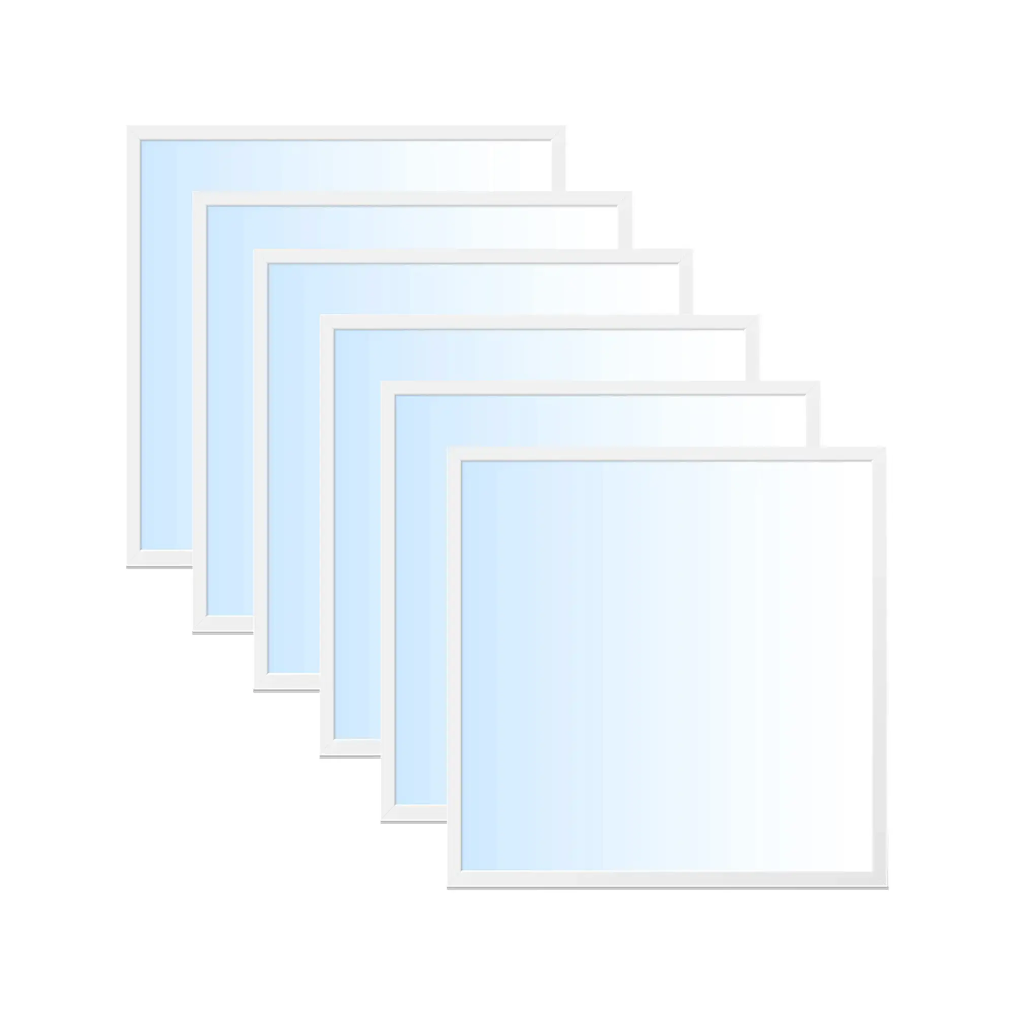 WSU Lights WS000001519-6 6-pack LED Panel, 62x62, cool white 6000K, 40W, 4400lm, UGR WSU Lights WS000001519-6 6-pack LED Panel, 62x62, cool white 6000K, 40W, 4400lm, UGR