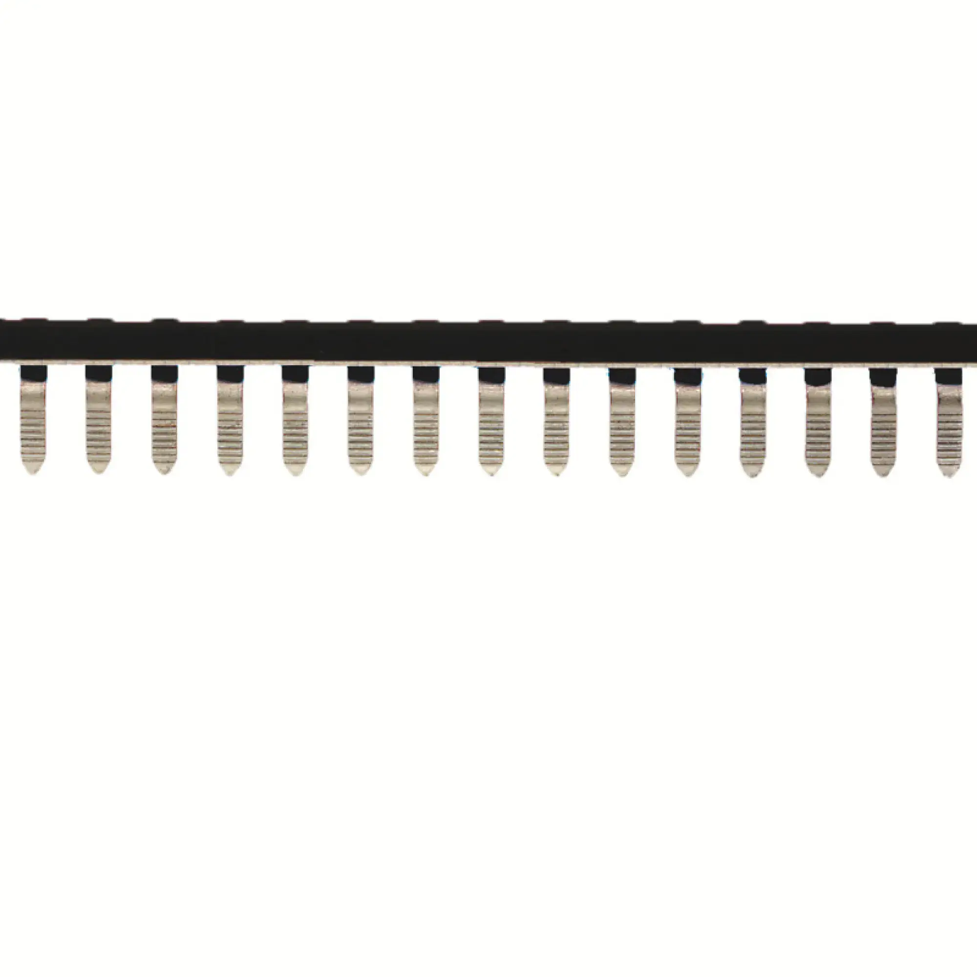 Weidmüller 1635120000 Cross-connector (terminal), when screwed in, black, 17.5 A, Number of poles: 50, Pitch in mm: 6.20, Insulated: Yes, Width: 4.2 mm (img_001)