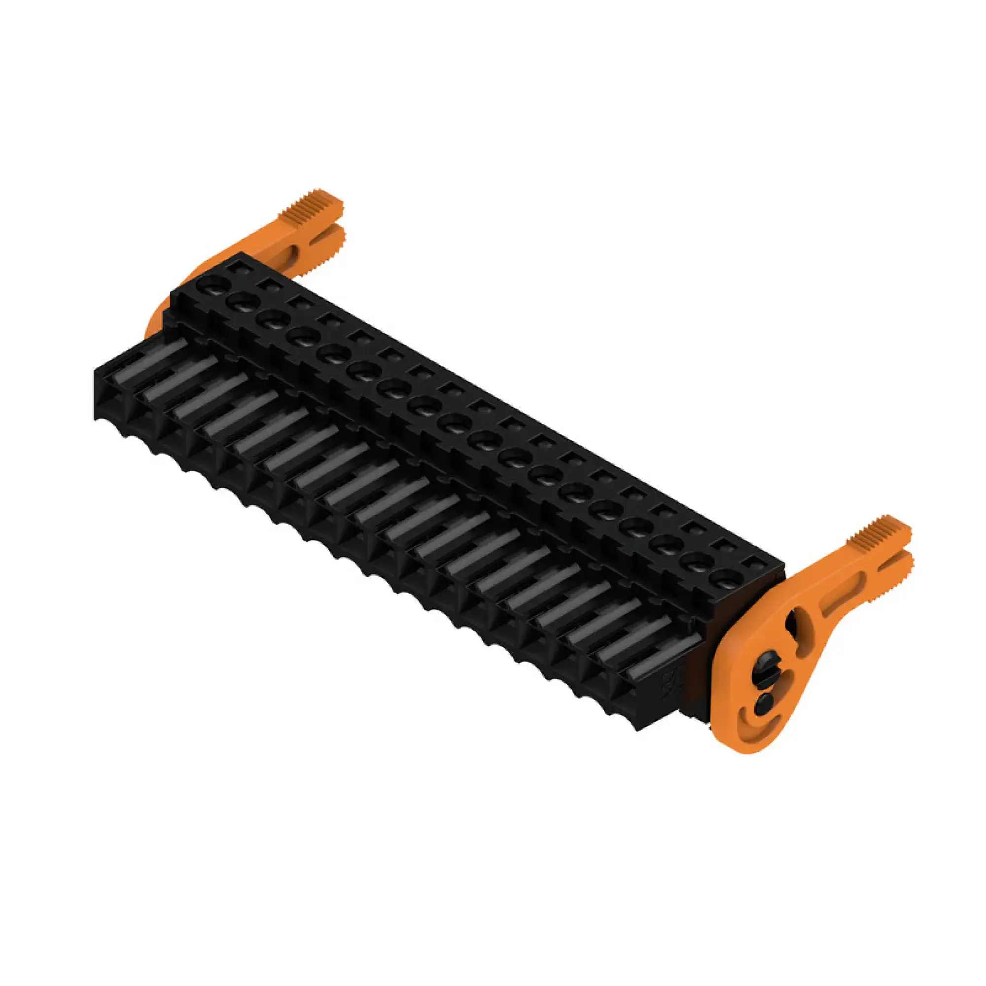 Weidmüller 1688040000 PCB connector (wire connection), 160 V, 17 A, Pitch in mm: 3.50, 1.5 mm², Number of poles: 18, Clamping yoke connection, Box (img_001)