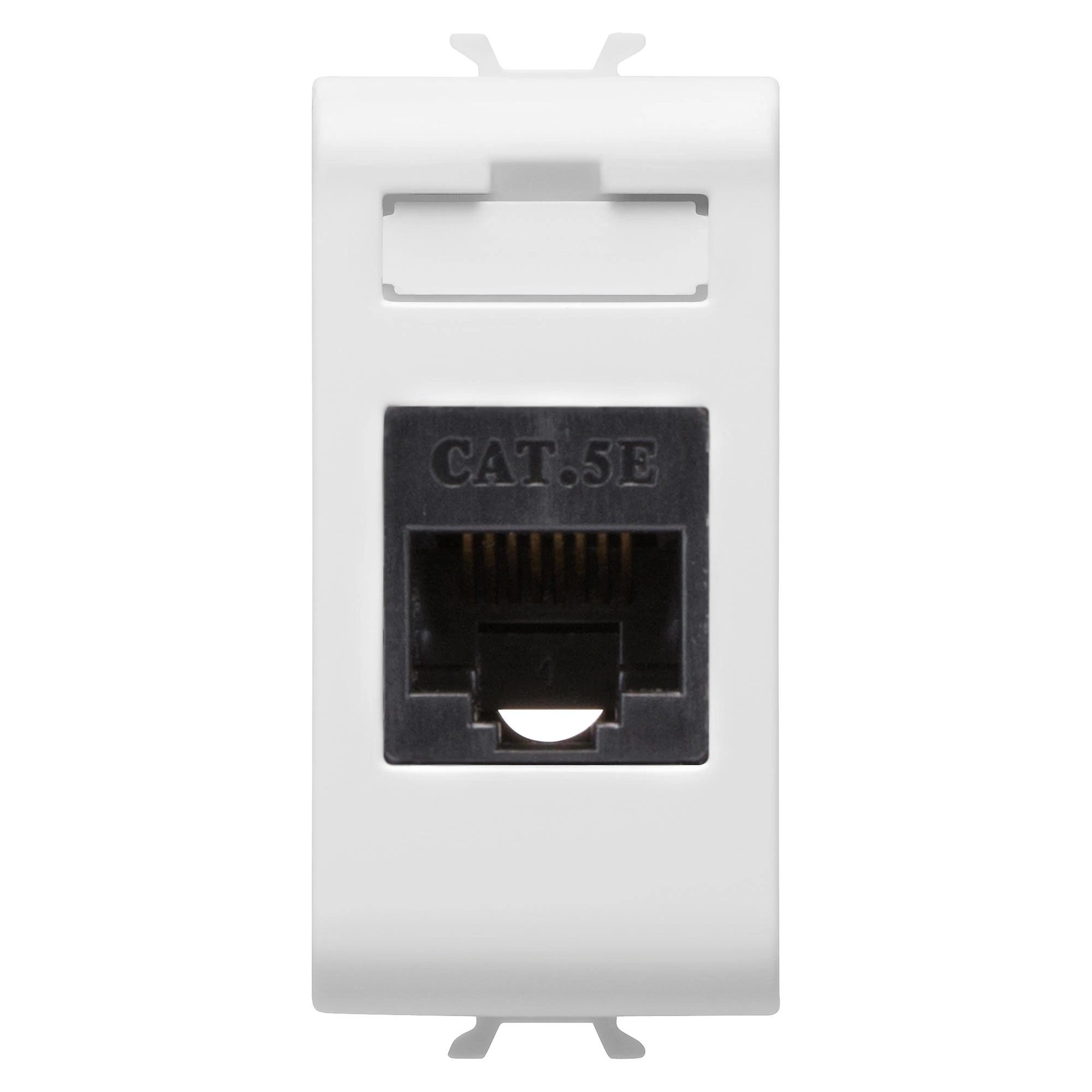 GEWISS GW10421 RJ45 SOCKET - CATEGORY 5e - UTP - 1 MODULE - GLOSSY WHITE - CHORUSMART (img_001)