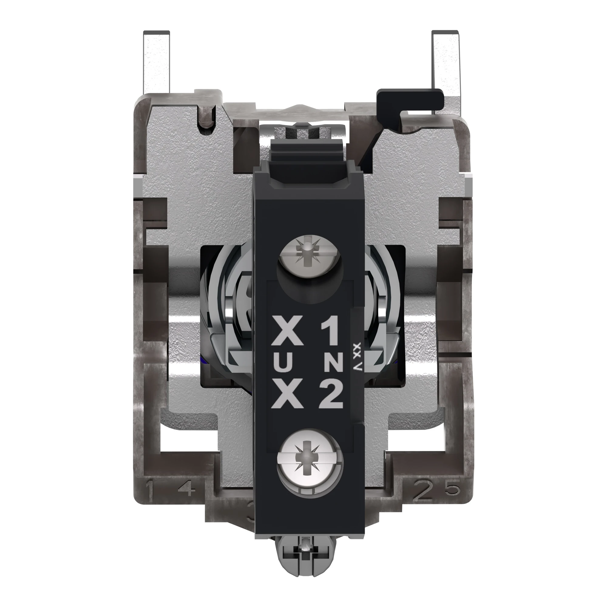 Schneider Electric XB4BVGM6T Pilot light, Harmony XB4, Metal, 22mm, blue, incl. universal LED module with protection, 110-240V AC (img_002)