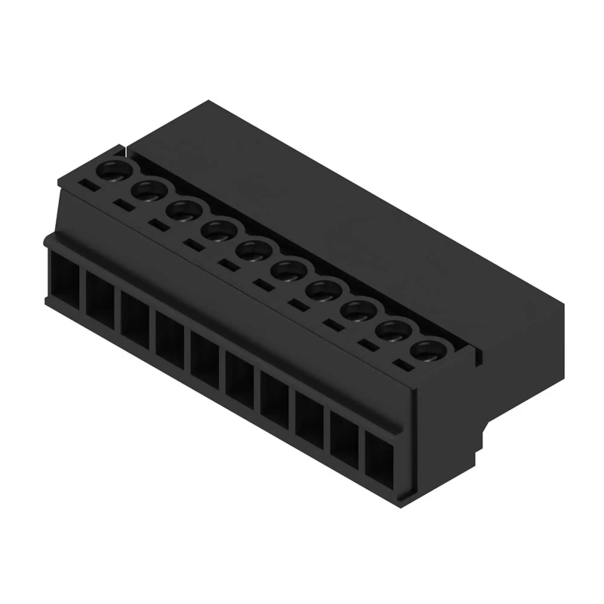 Weidmüller 1970100000 PCB connector (wire connection), 160 V, 17.5 A, Pitch in mm: 3.81, 1.5 mm², Number of poles: 10, Clamping yoke connection, Box (img_001)