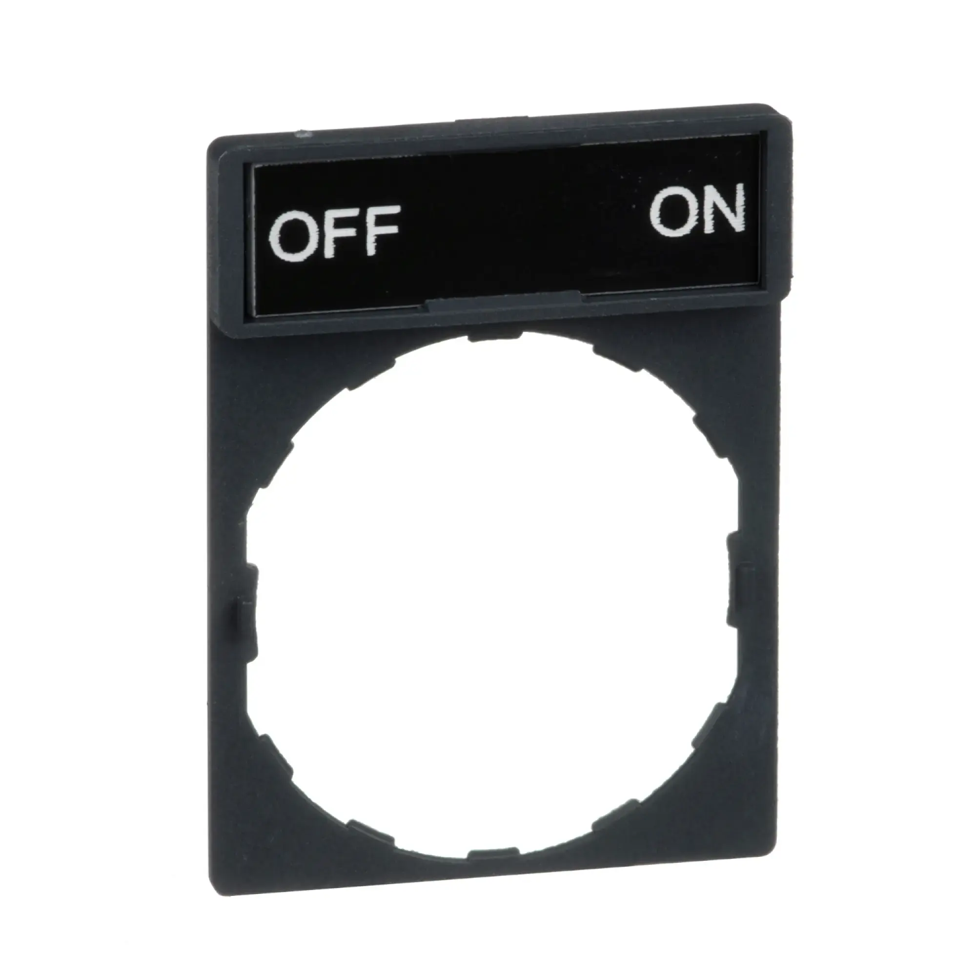 Schneider Electric ZBY2367 Label holder 30x40mm, for Ø 22 devices, w. label OFF-ON (img_006) Schneider Electric ZBY2367 Label holder 30x40mm, for Ø 22 devices, w. label OFF-ON (img_006)