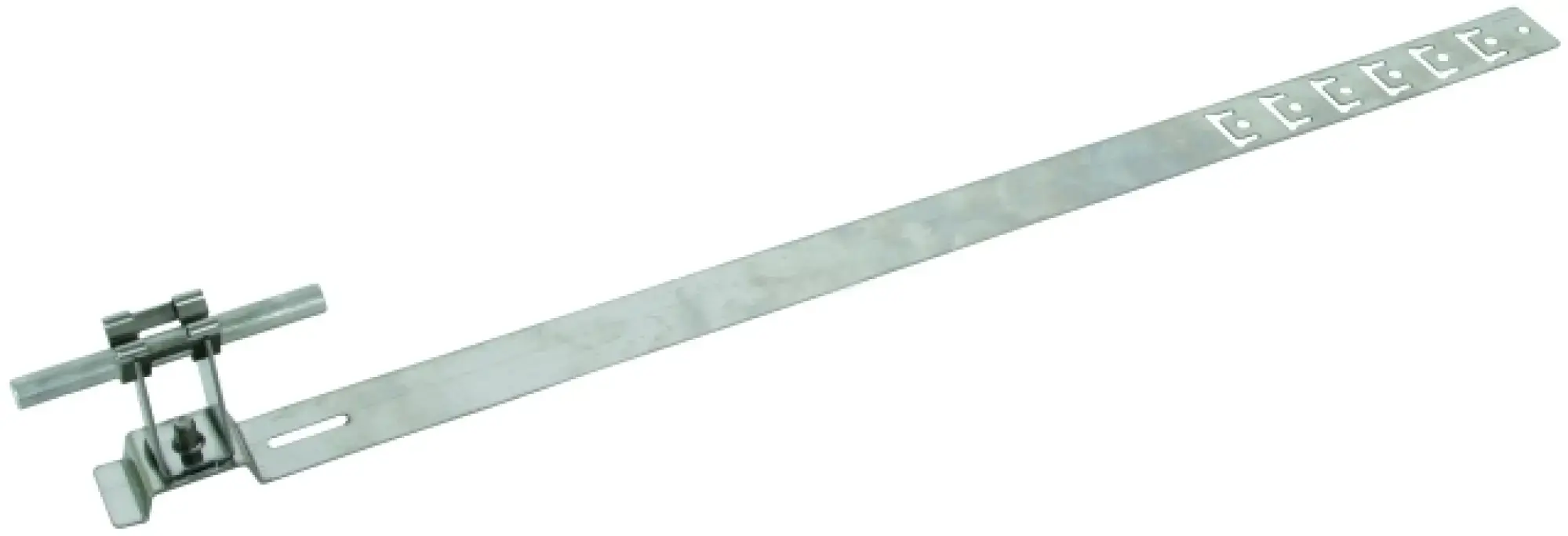 Dehn 206329 Roof conductor holder UNIgrip StSt H 32mm Rd 8mm embossed brace L 475mm (img_003)