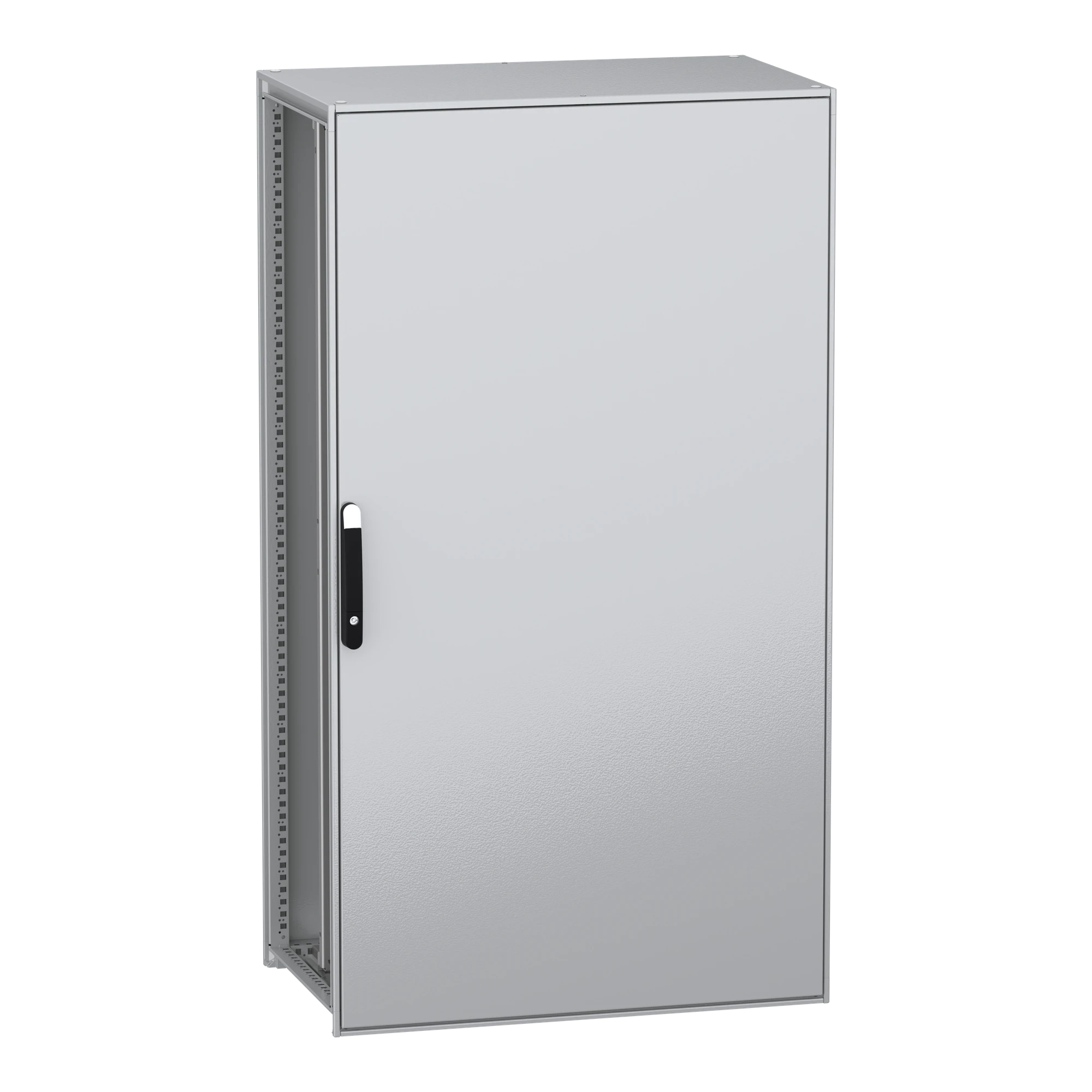 Schneider Electric NSYSFN181060P Freestanding enclosure, electrical, PanelSeT SFN, made of decarbonized steel, with mounting plate, assembled, 1800x1000x600mm, IP55 (img_001)