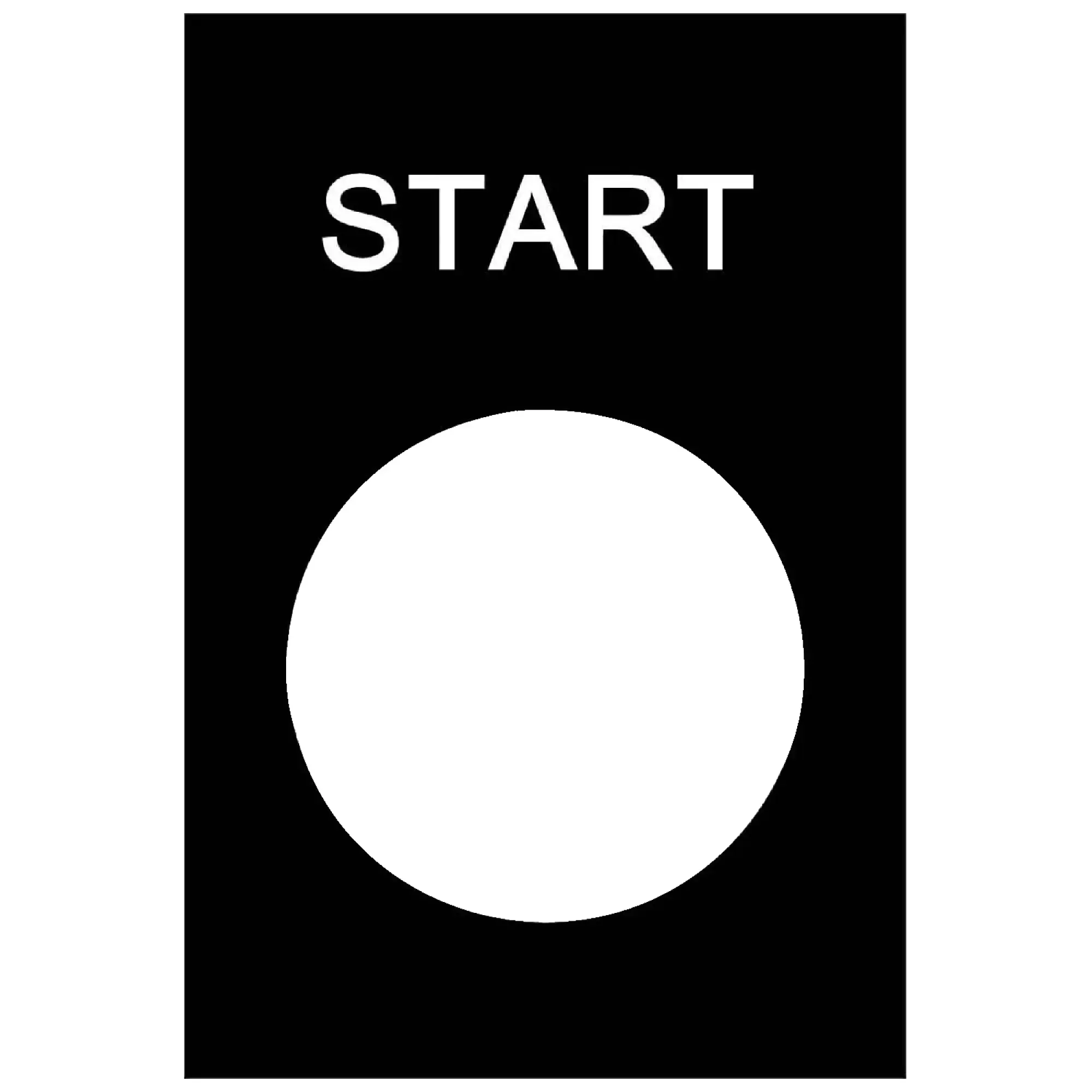 Schneider Electric ZB2BY2303 Nameplate, 30x40mm, black, START (img_002) Schneider Electric ZB2BY2303 Nameplate, 30x40mm, black, START (img_002)