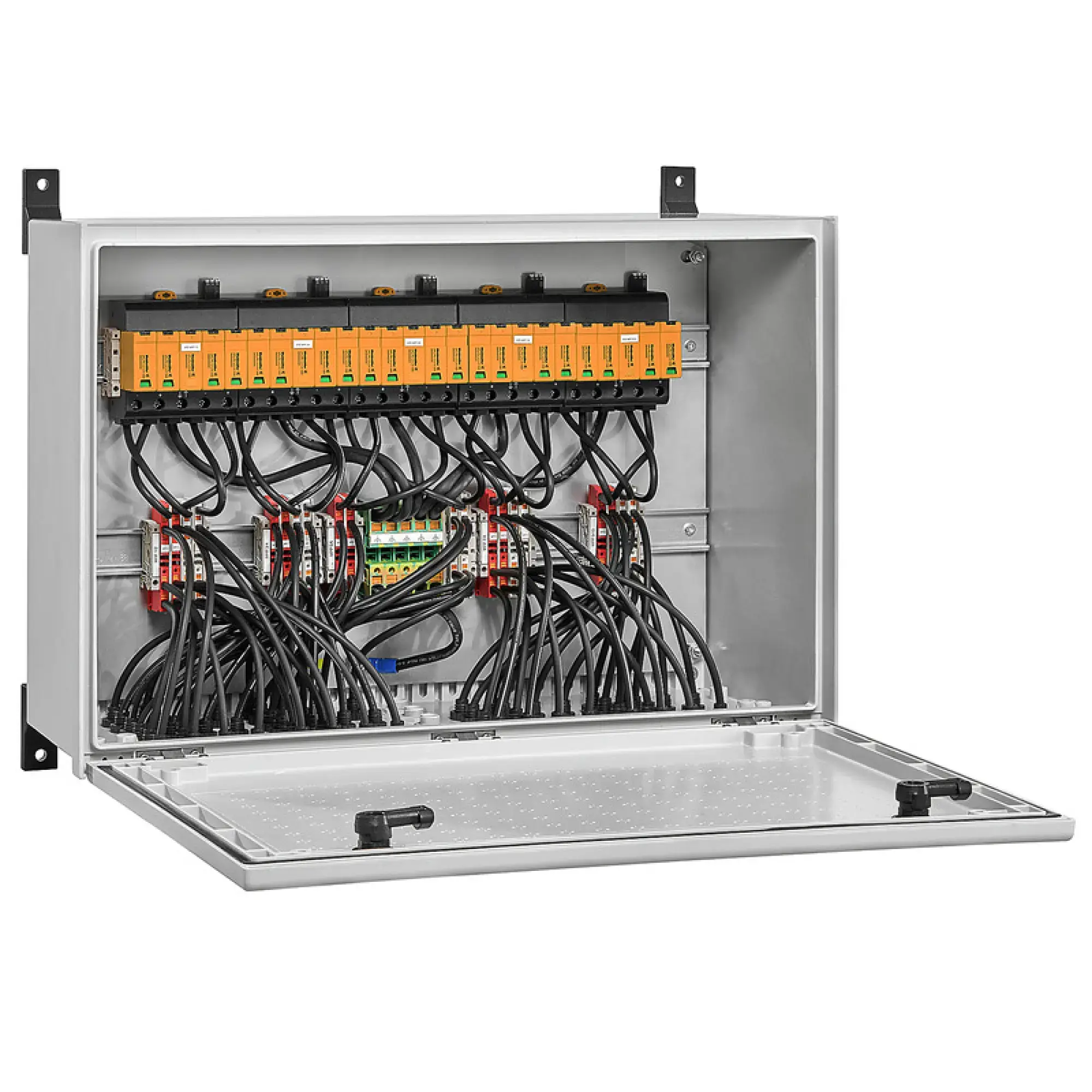 Weidmüller 8000112516 Combiner Box (Photovoltaik), 1100 V, 10 MPP's, 2 Inputs / 1 Output per MPP, Surge protection I / II, WM4C (img_001)