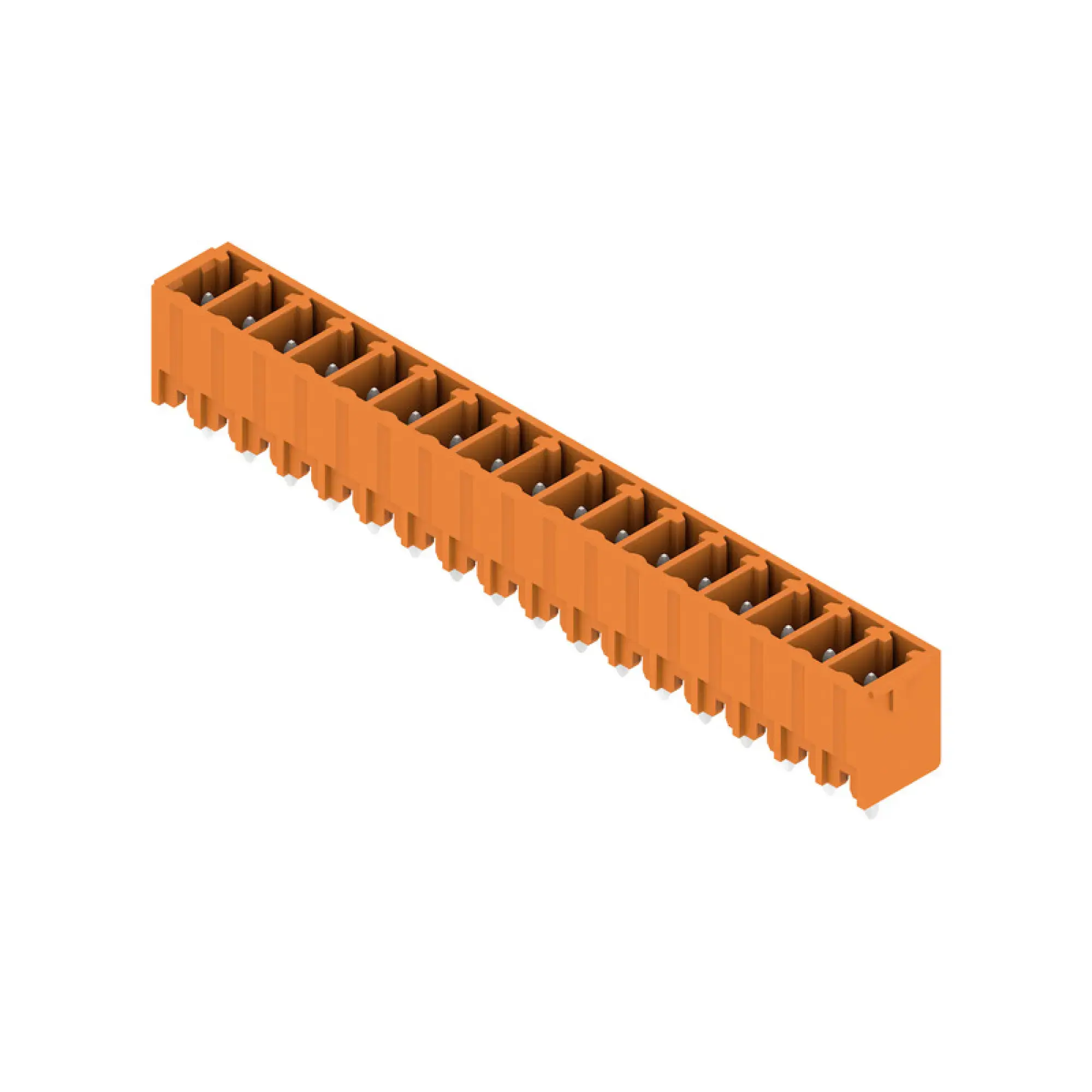 Weidmüller 1942990000 PCB connector (board connection), 160 V, 17.5 A, Pitch in mm: 3.81, Number of poles: 17, THT solder connection, Box (img_001)