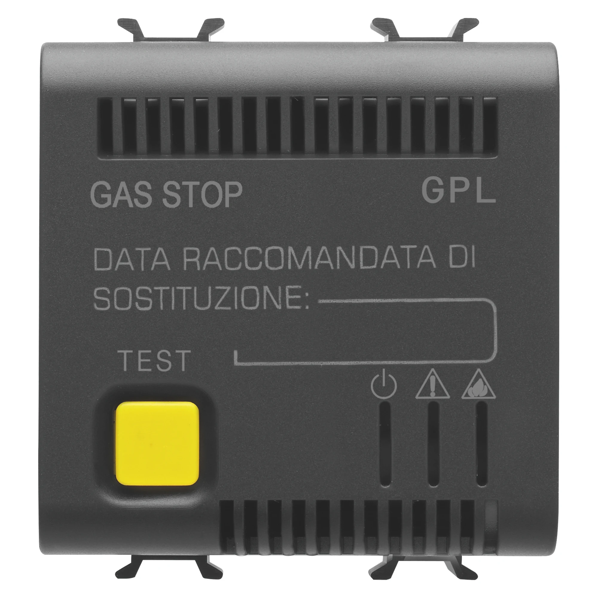 GEWISS GW12711 LPG DETECTOR - 12V ac/dc - 2 MODULES - SATIN BLACK – CHORUSMART (img_001)