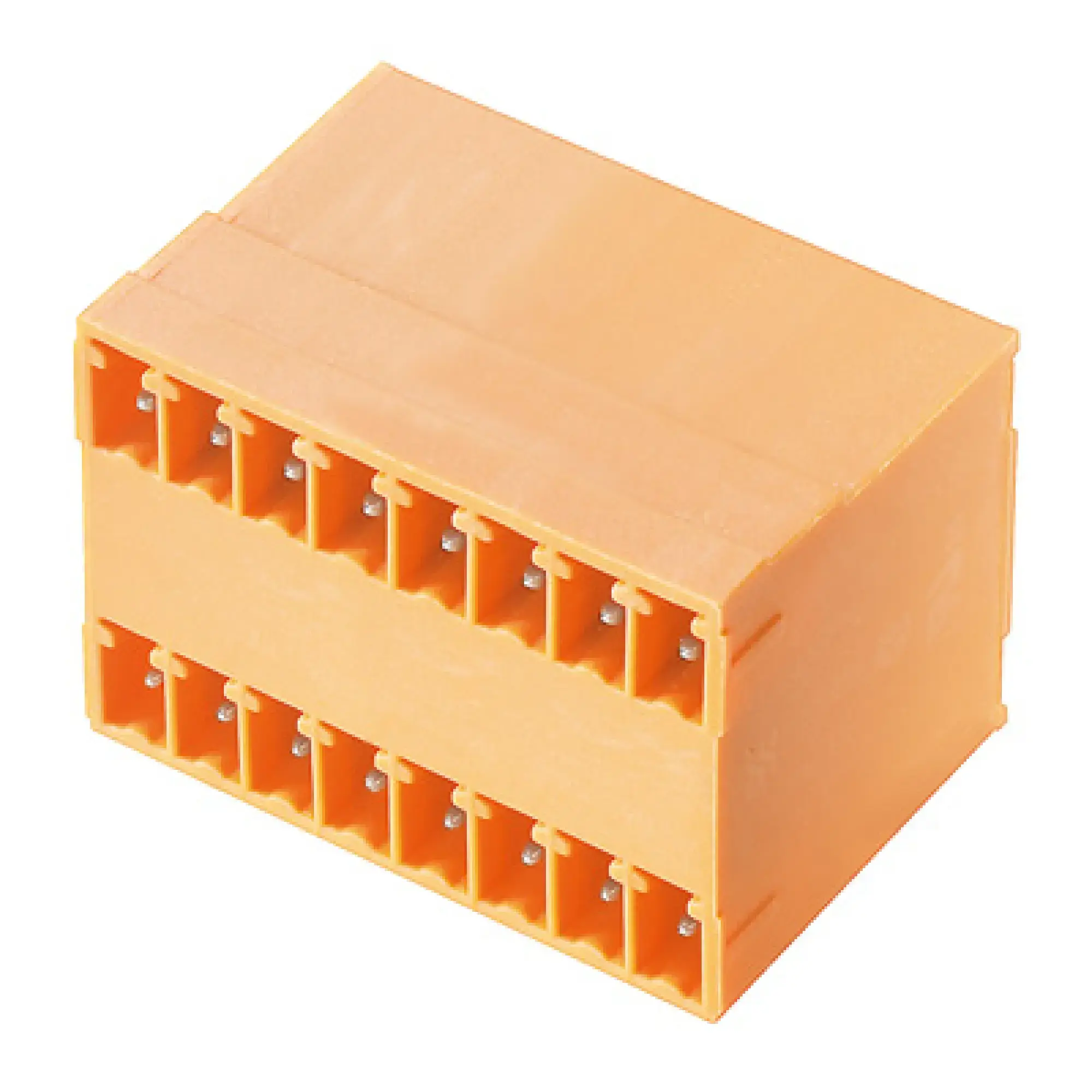 Weidmüller 1972850000 PCB connector (board connection), 160 V, 17.5 A, Pitch in mm: 3.81, Number of poles: 16, THT solder connection, Box (img_001)