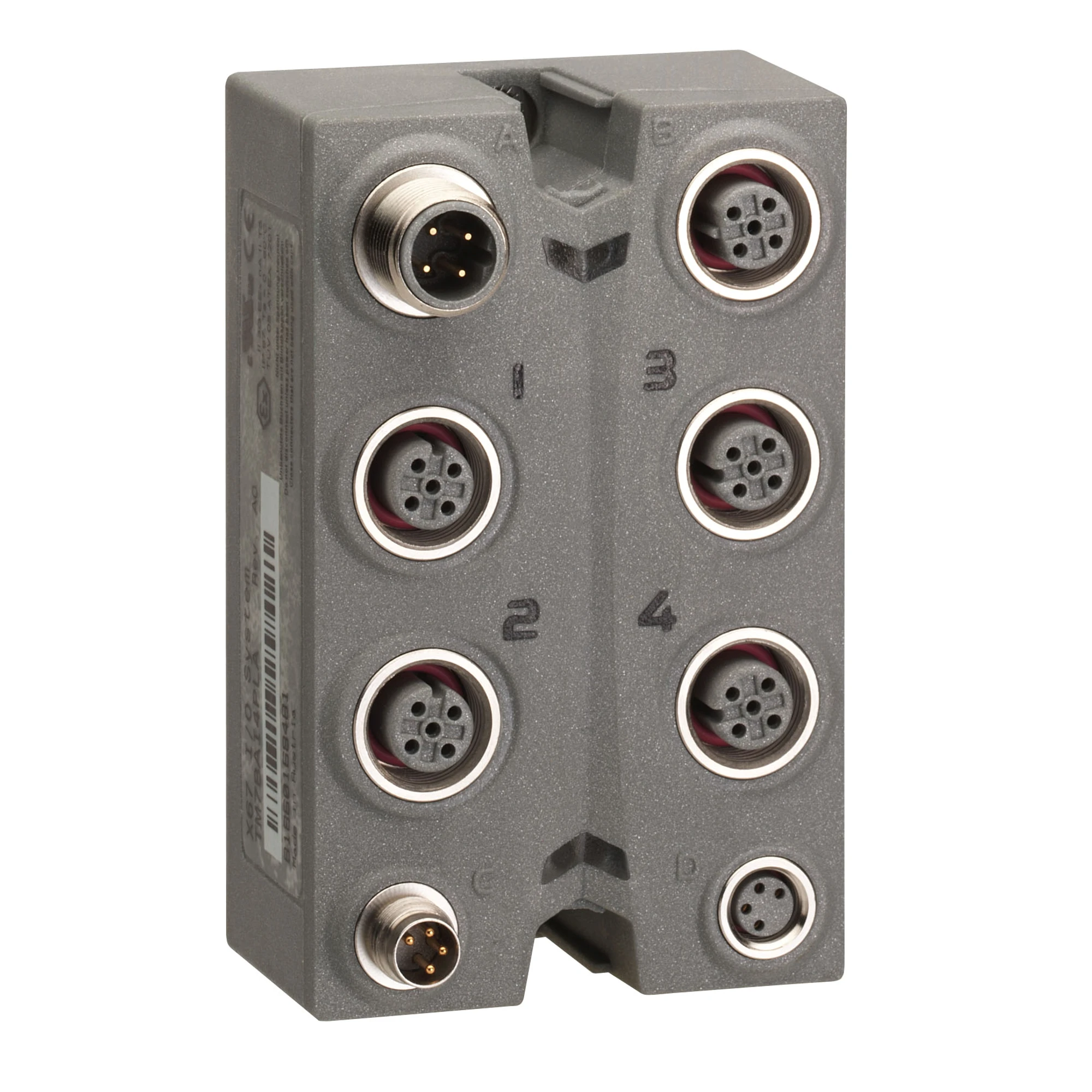 Schneider Electric TM7BAM4CLA Expansion block, TM7, IP67, 2AI/2AO, 0-20mA, M12 connector (img_001)