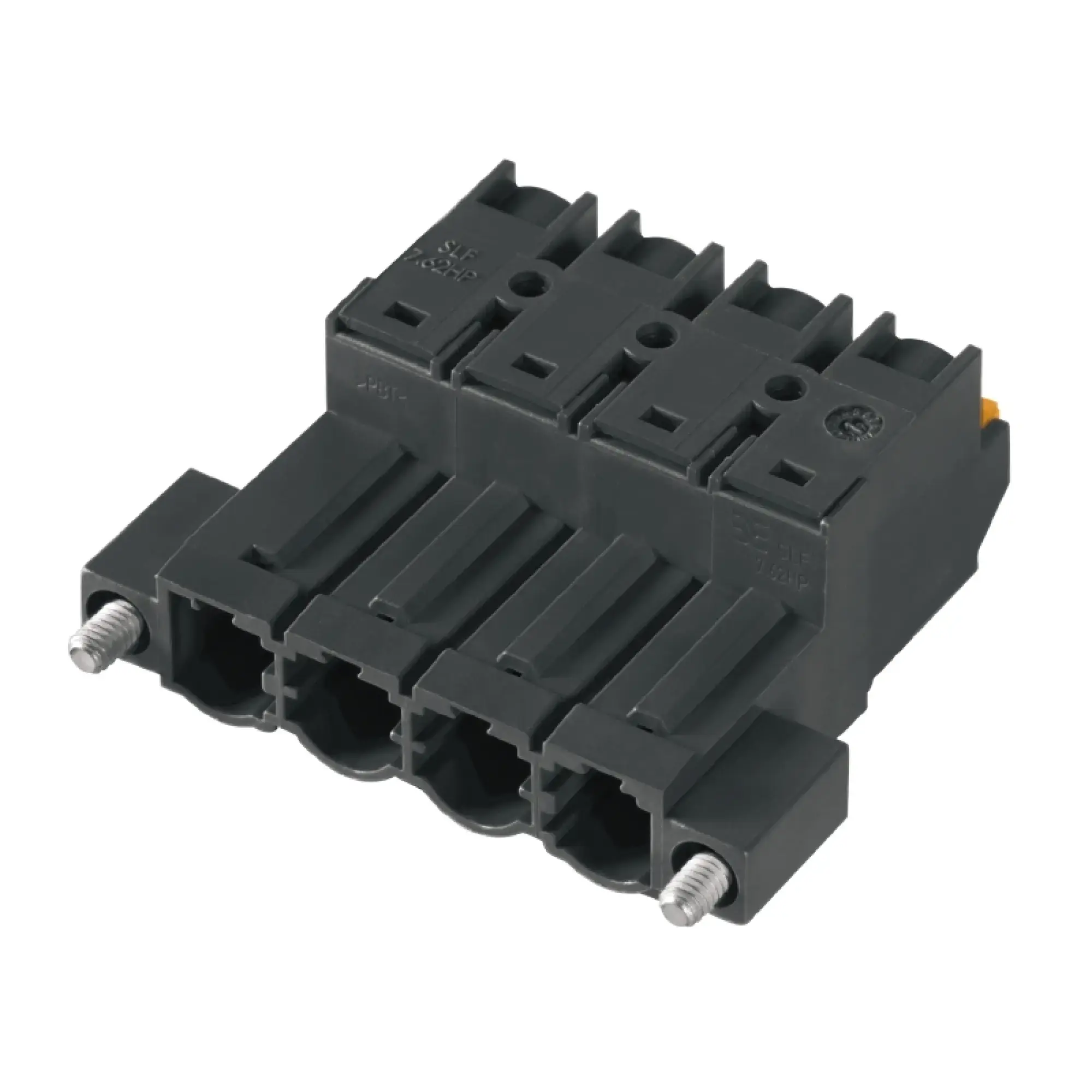 Weidmüller 1043690000 PCB connector (wire connection), 1000 V, 24 A, Pitch in mm: 7.62, 2.5 mm², Number of poles: 4, PUSH IN with actuator, Tension-clamp connection, Box (img_001)
