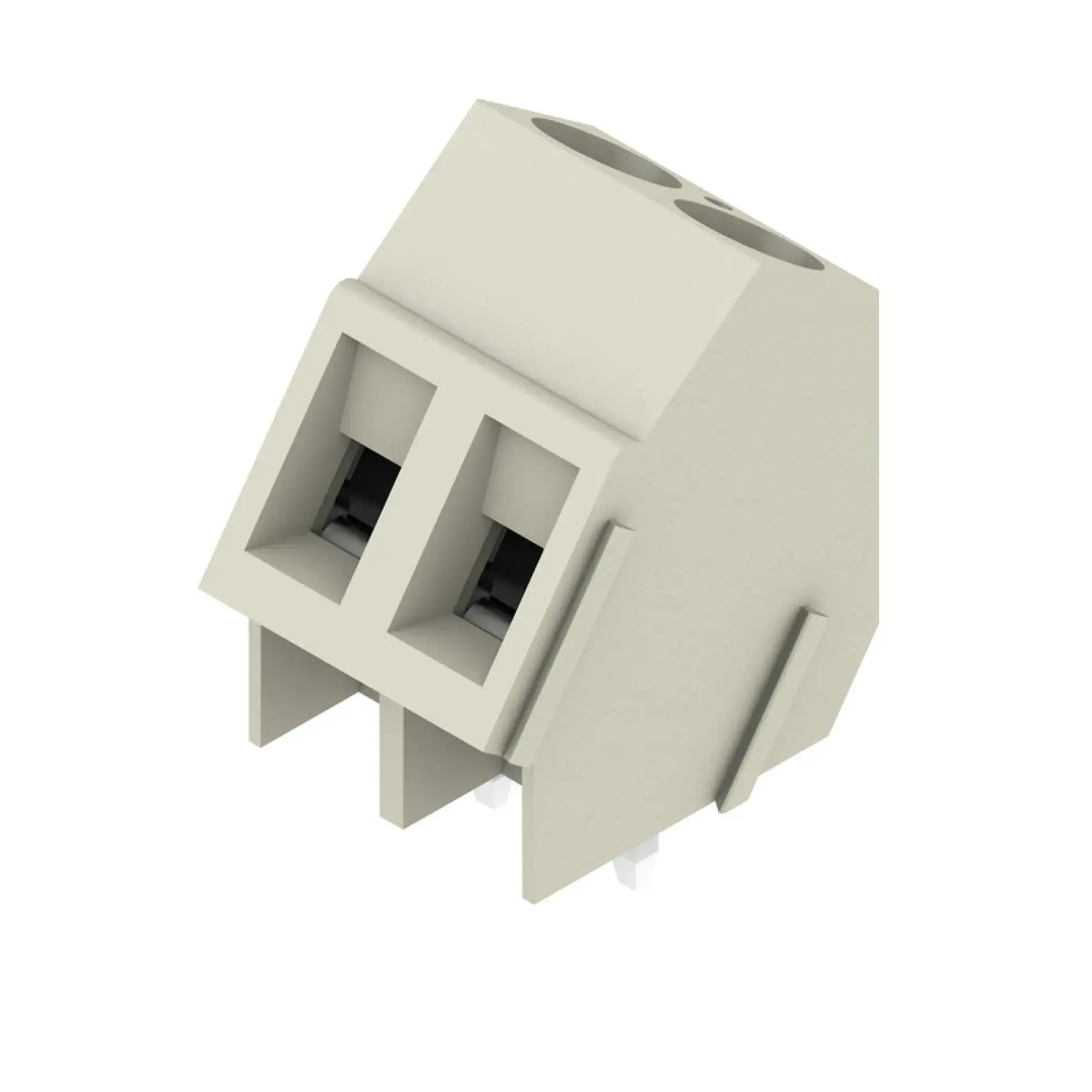 Weidmüller 1913440000 PCB terminal, 320 V, 17.5 A, Pitch in mm: 5.00, 2.5 mm², Number of poles: 2, Clamping yoke connection, THT solder connection, 135°, Box (img_001) Weidmüller 1913440000 PCB terminal, 320 V, 17.5 A, Pitch in mm: 5.00, 2.5 mm², Number of poles: 2, Clamping yoke connection, THT solder connection, 135°, Box (img_001)