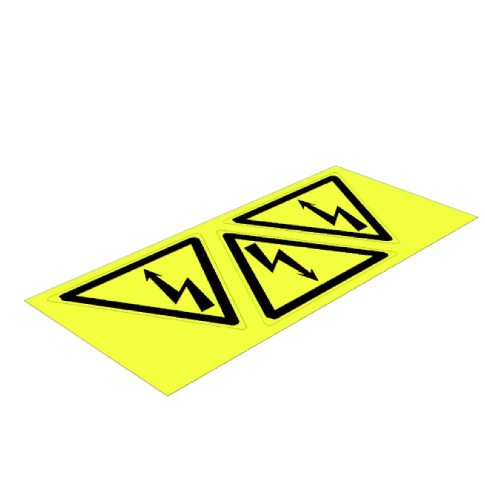 Weidmüller 1700550001 Device marking, Width: 100 mm, Printed characters: Symbols, Lightning flash in triangle, Acrylic-coated fibre webbing, yellow, Operating temperature r (img_001) Weidmüller 1700550001 Device marking, Width: 100 mm, Printed characters: Symbols, Lightning flash in triangle, Acrylic-coated fibre webbing, yellow, Operating temperature r (img_001)