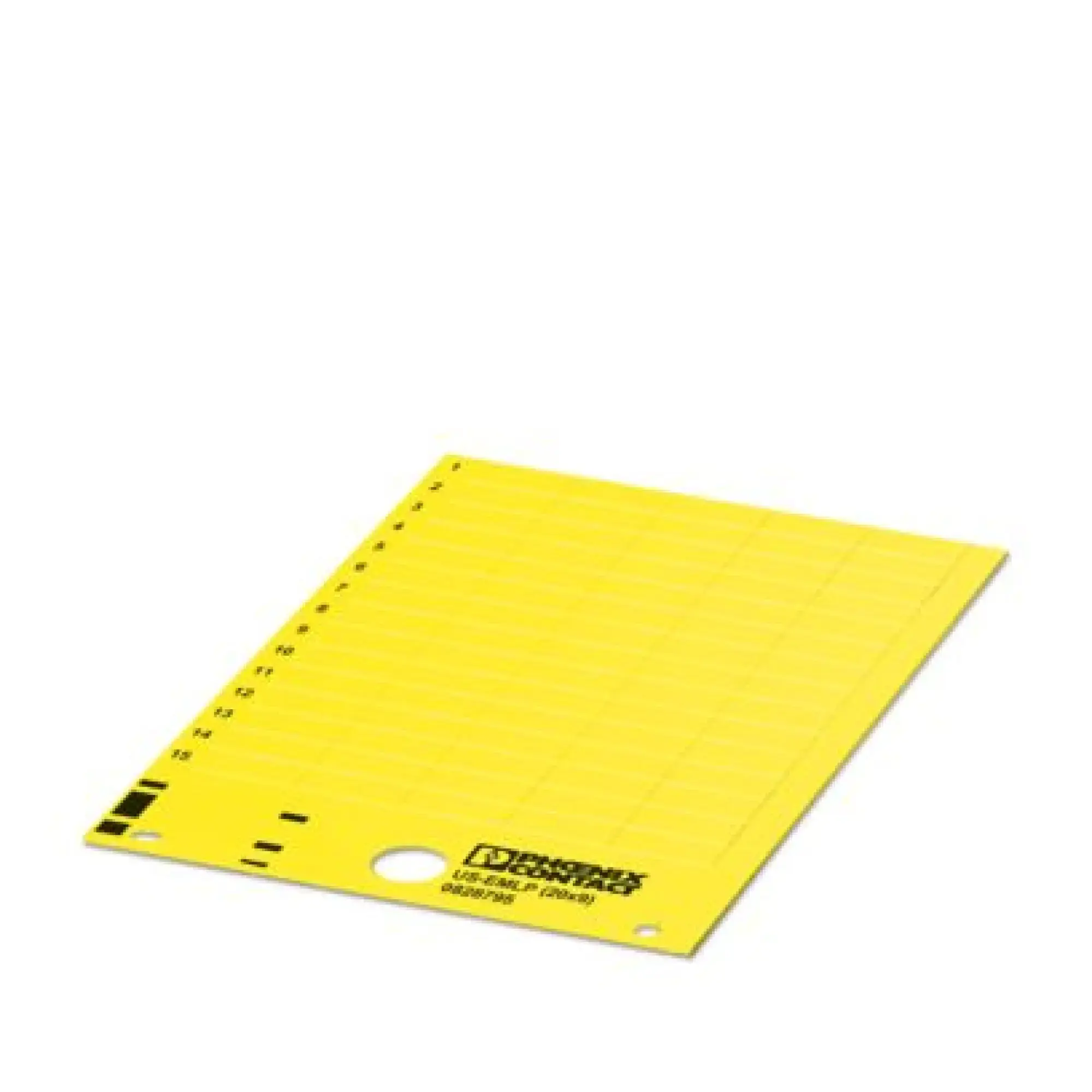 Phoenix Contact 0828883 Plastic label US-EMLP (20X9) YE (img_001) Phoenix Contact 0828883 Plastic label US-EMLP (20X9) YE (img_001)