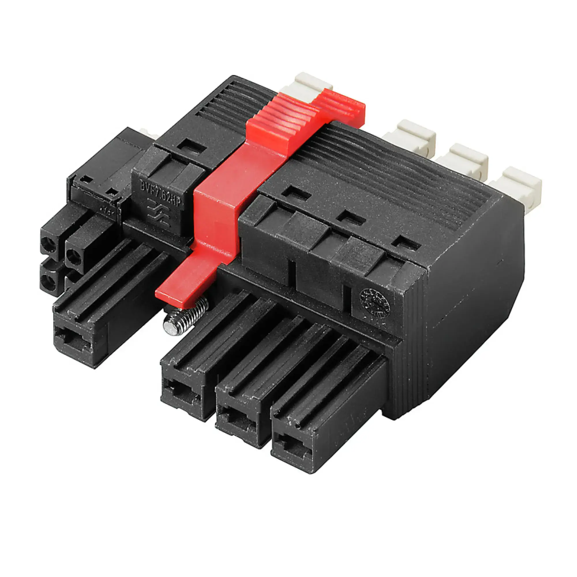Weidmüller 1547600000 Hybrid connector (wire connection), 7.62 mm, Number of poles: 4, PUSH IN with actuator (img_001)